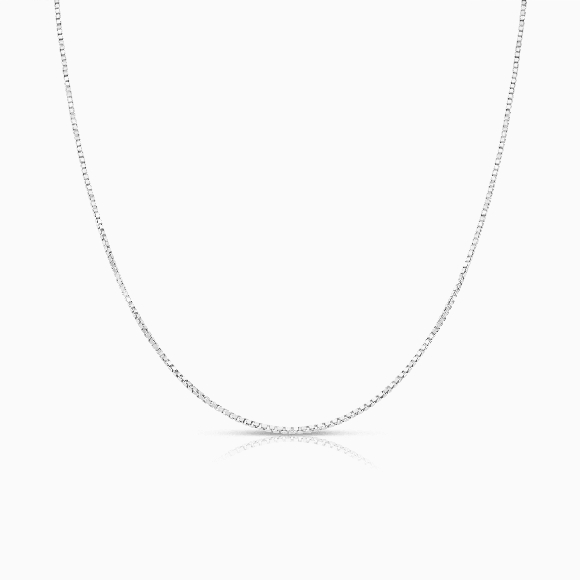 Veneziakedja 39,5cm 18K vitguld