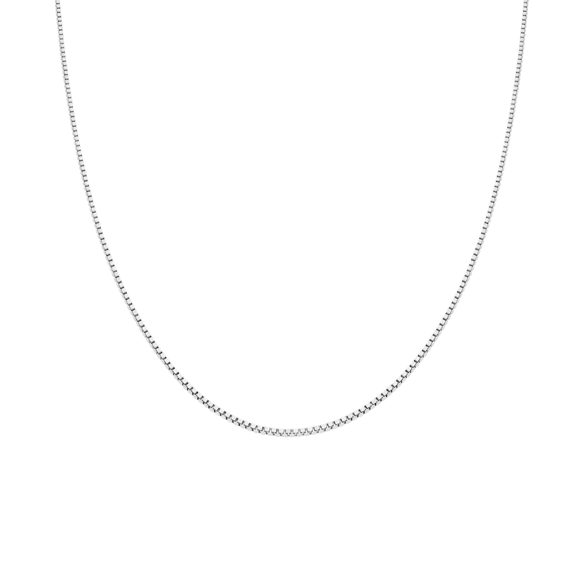 Veneziakedja 38cm 18K vitguld