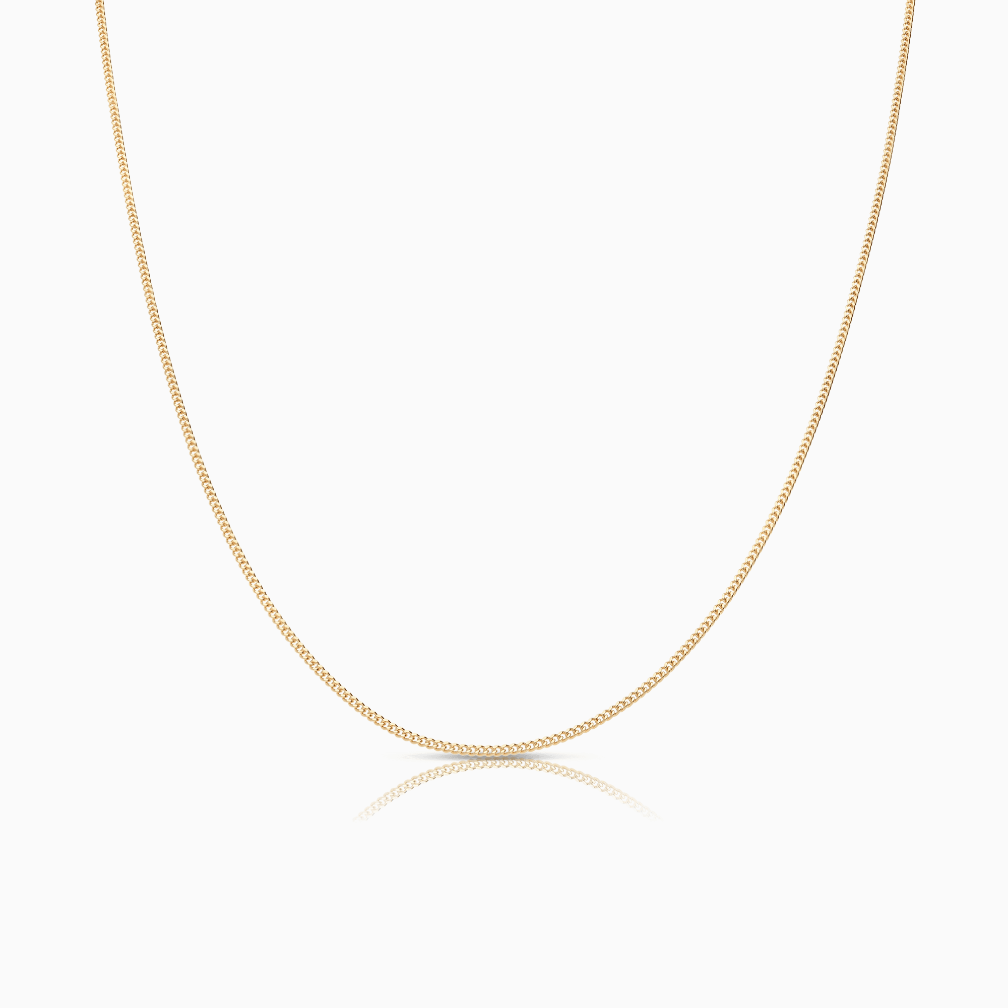 Pansarlänk 42,5cm 18K guld