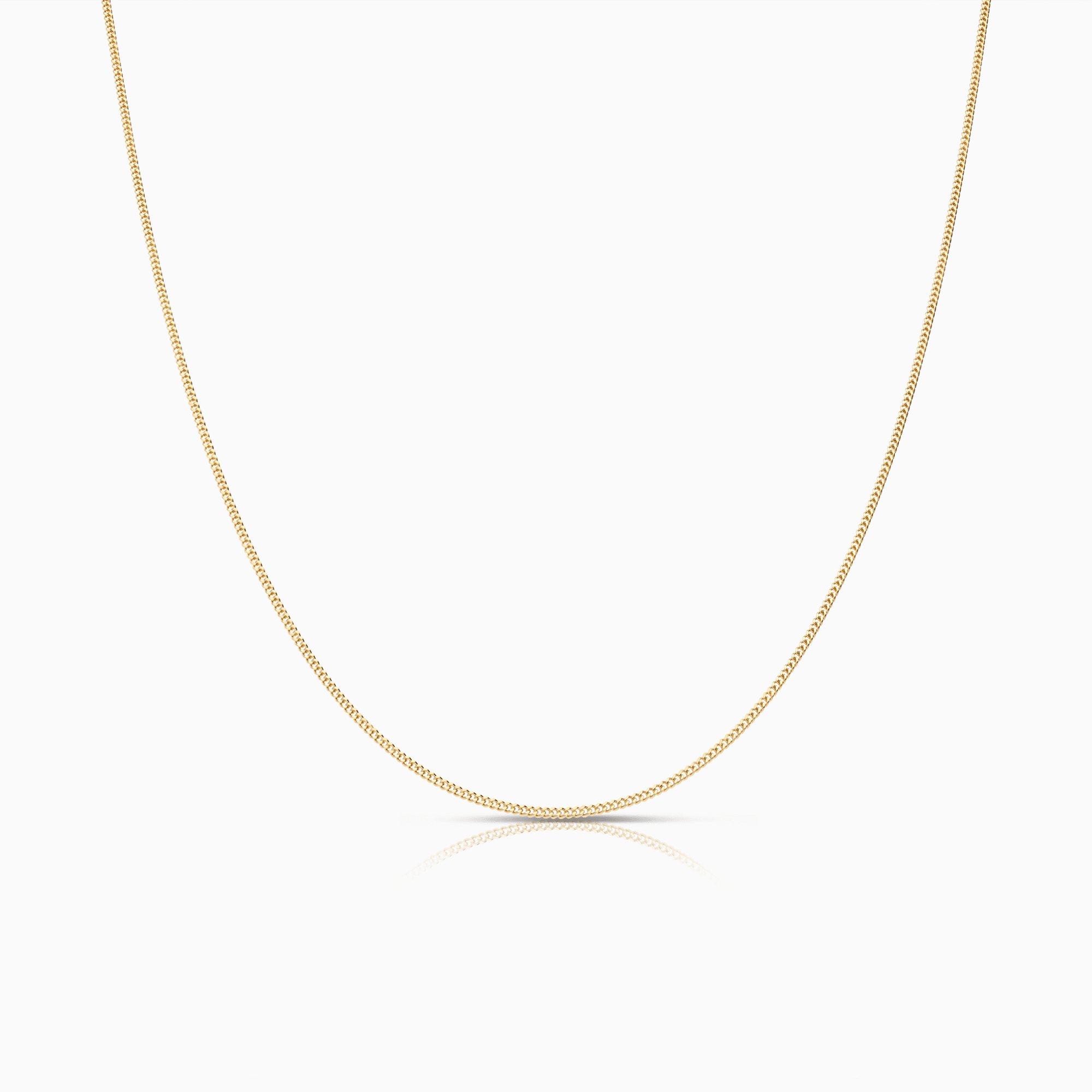 Curb chain 39cm 18K gold