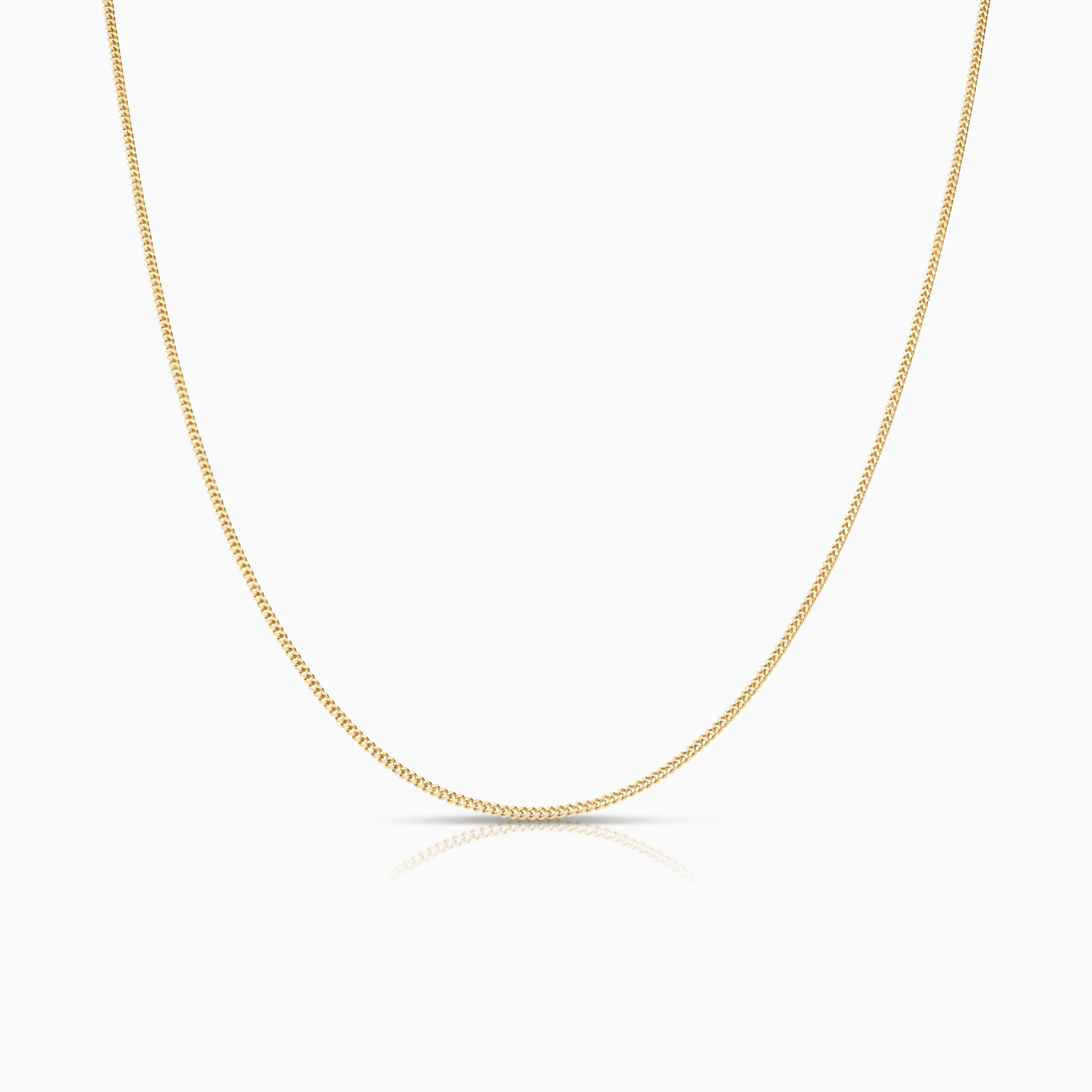 Pansarlänk 51cm 18K guld