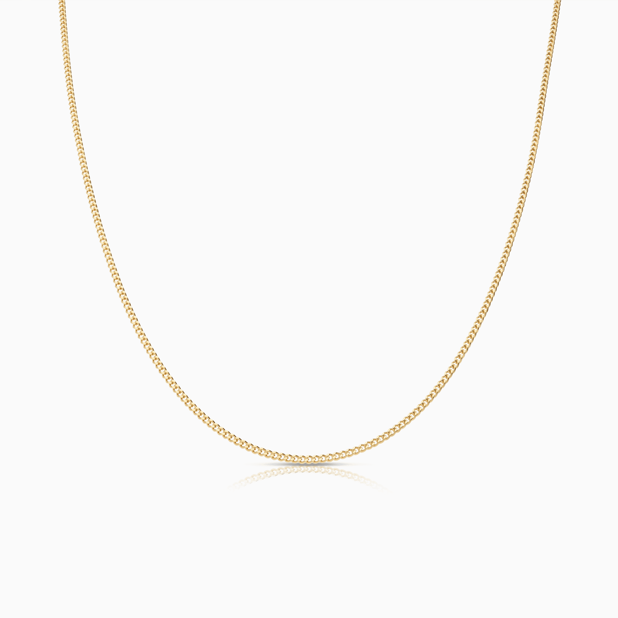 Pansarlänk 43cm 18K guld