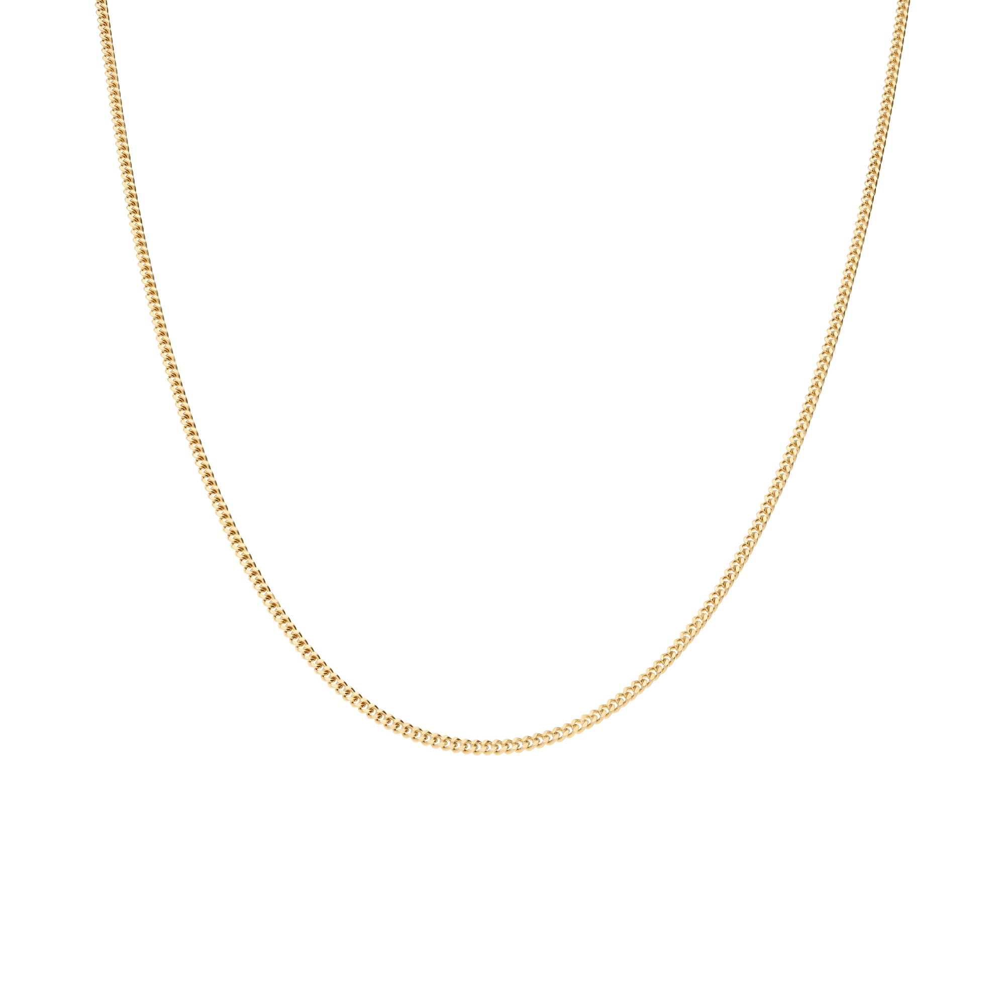 Pansarlänk 46cm 18K guld