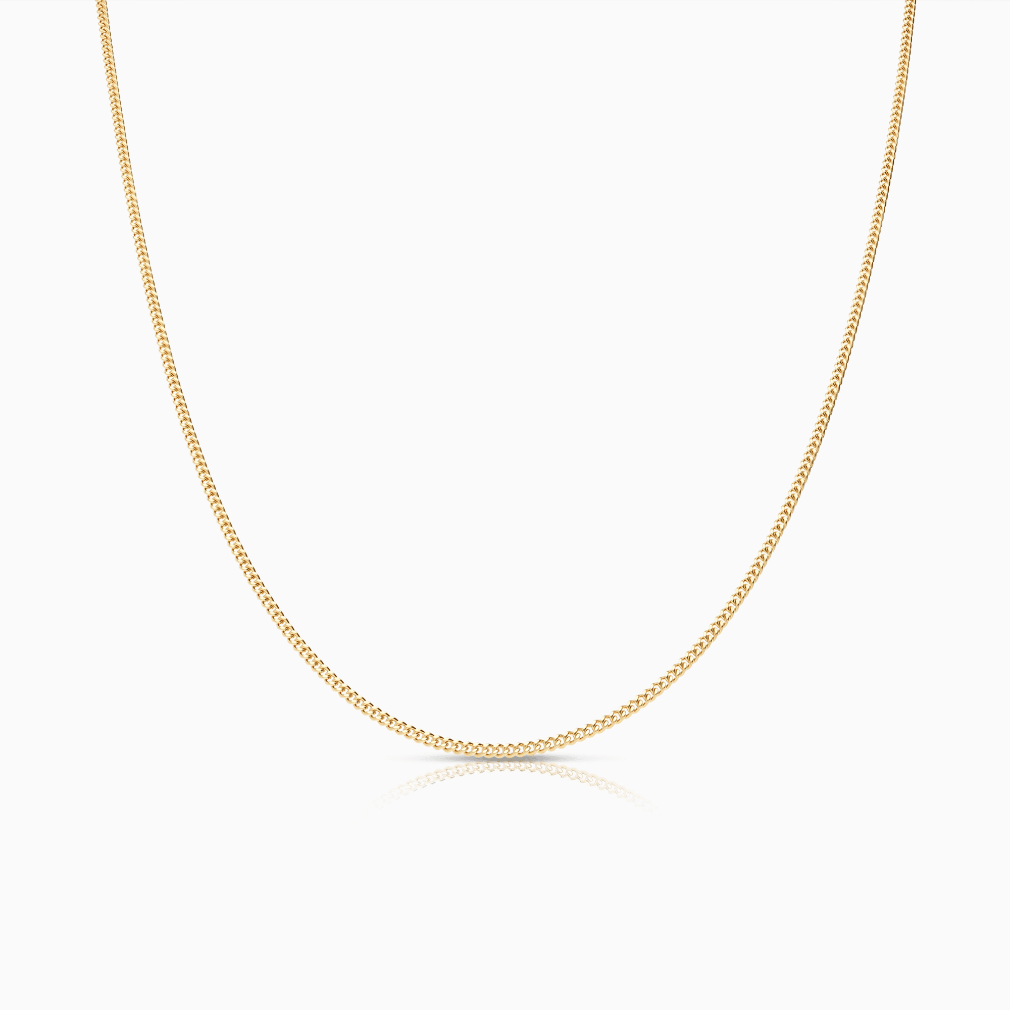 Pansarlänk 46cm 18K guld