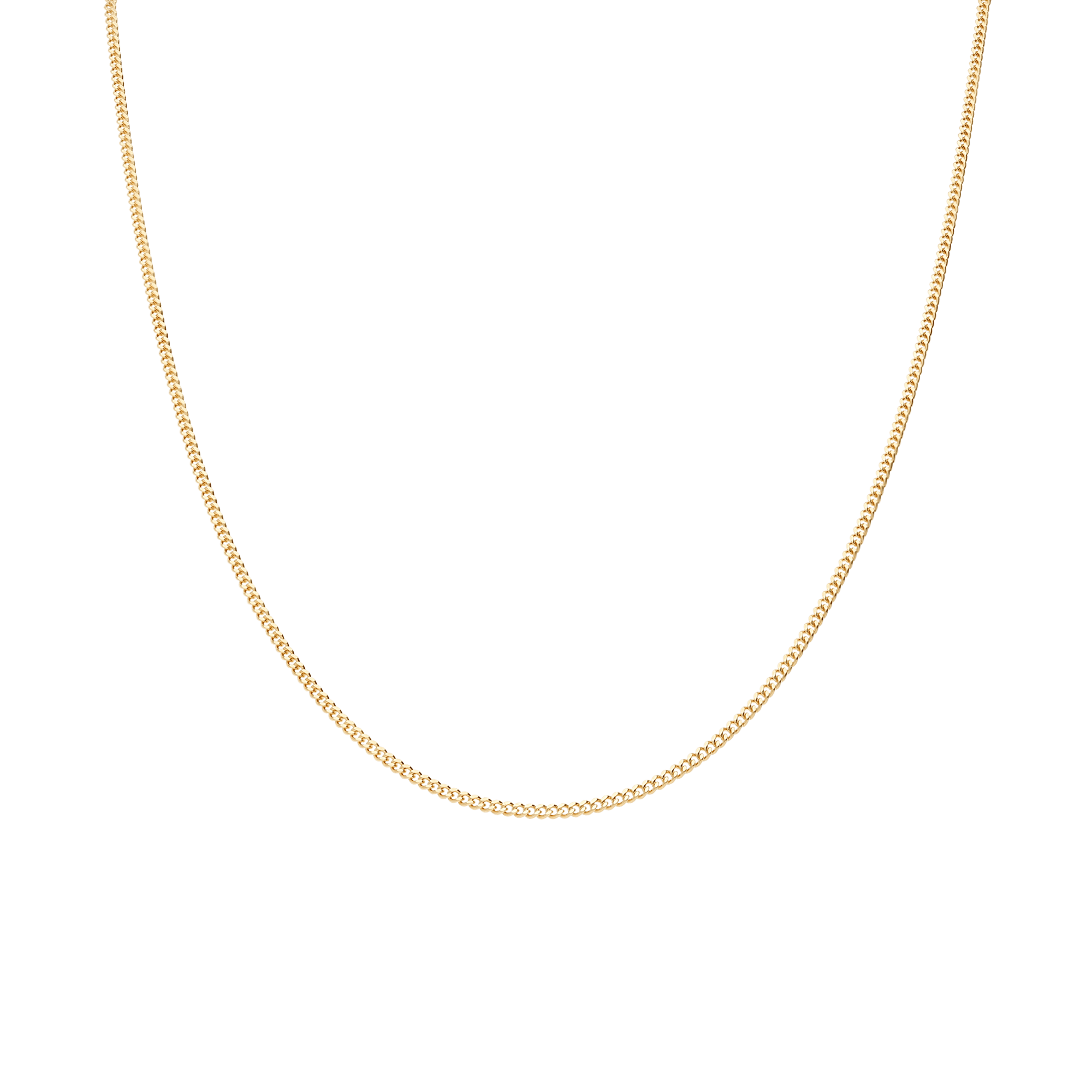 Pansarlänk 45cm 18K guld