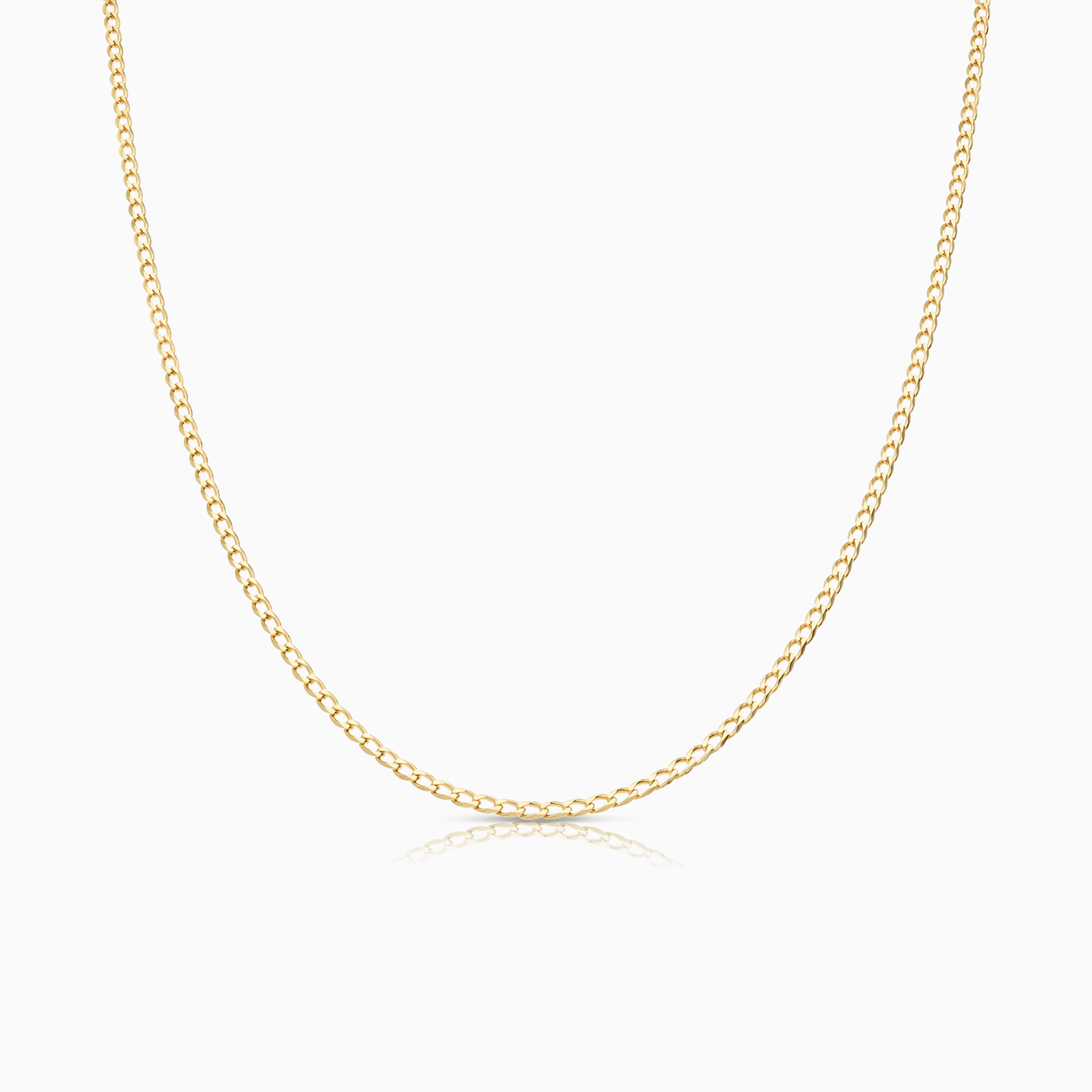 Pansarkedja 40cm 18K guld