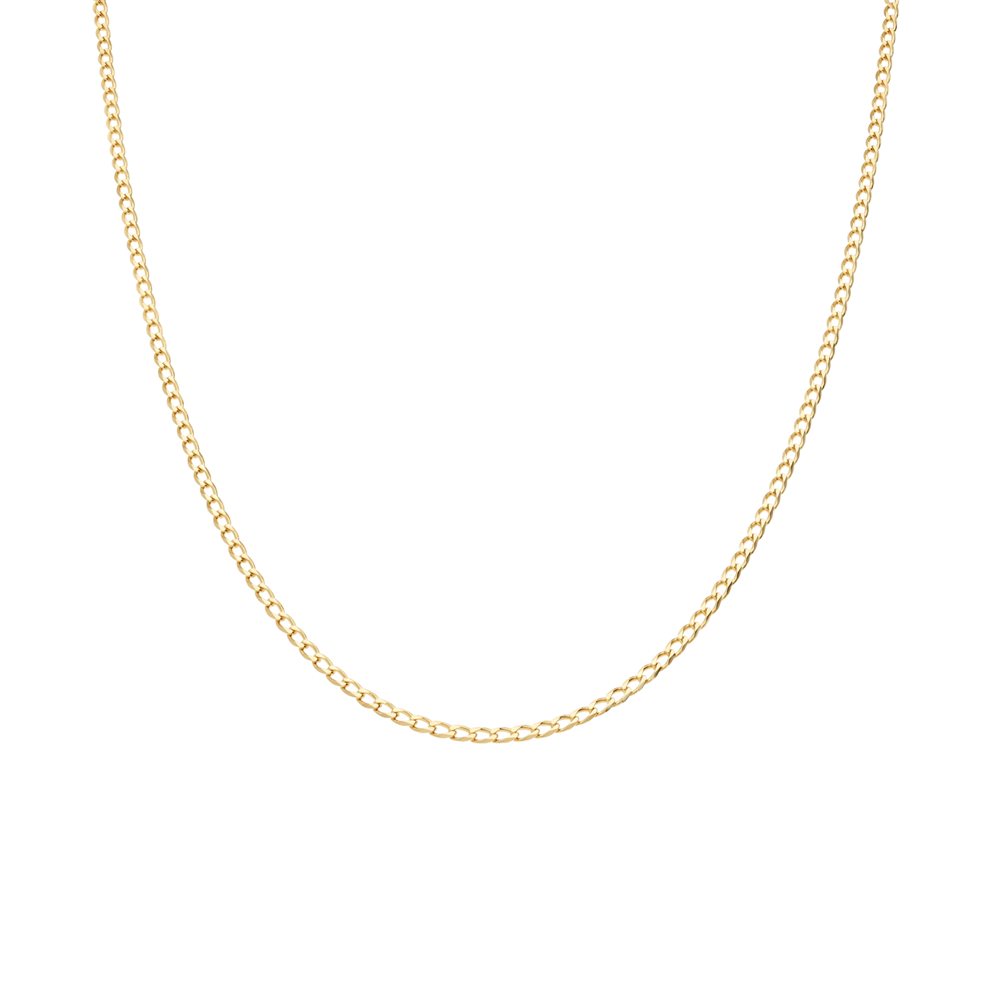 Pansarkedja 40cm 18K guld