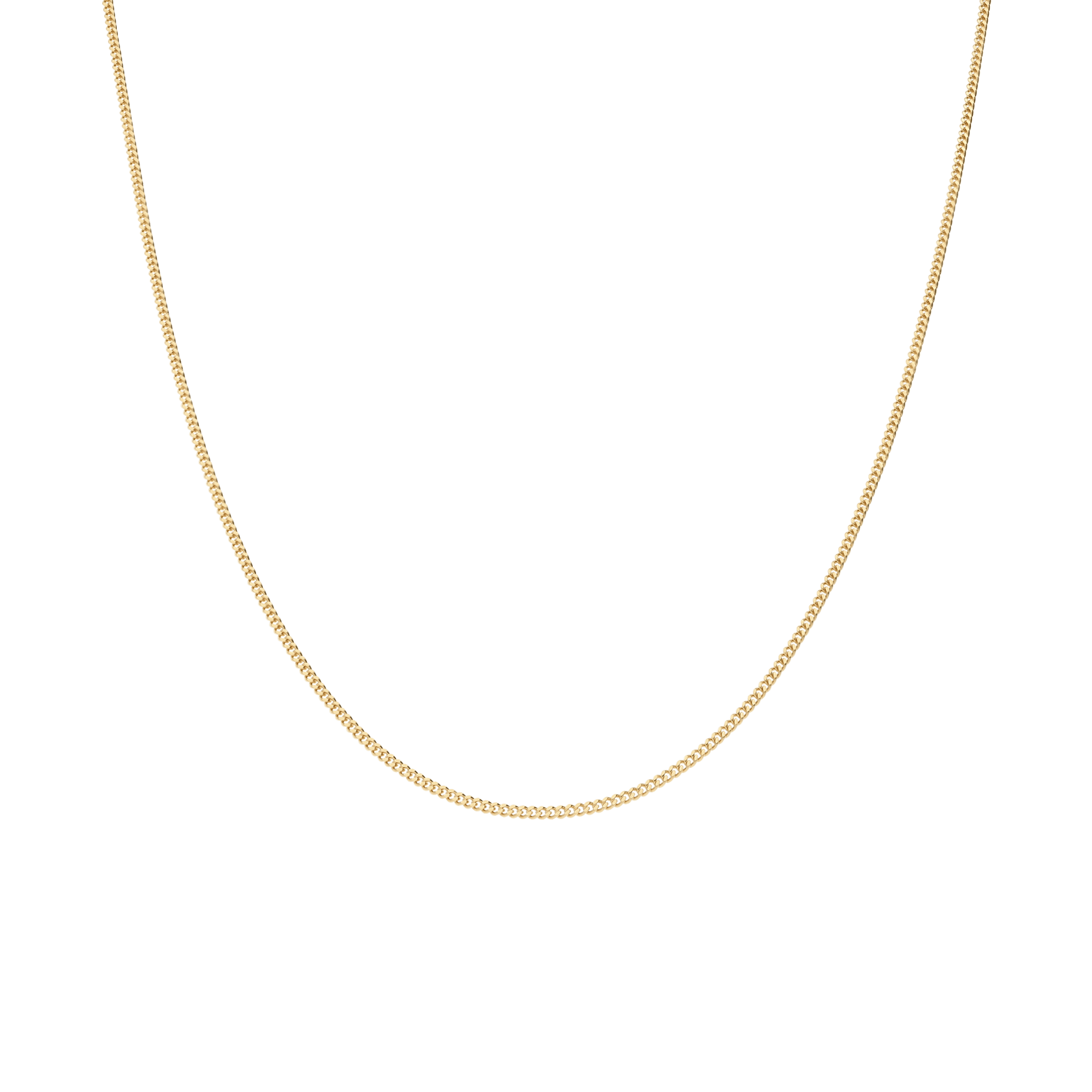 Pansarkedja 43cm 18K guld
