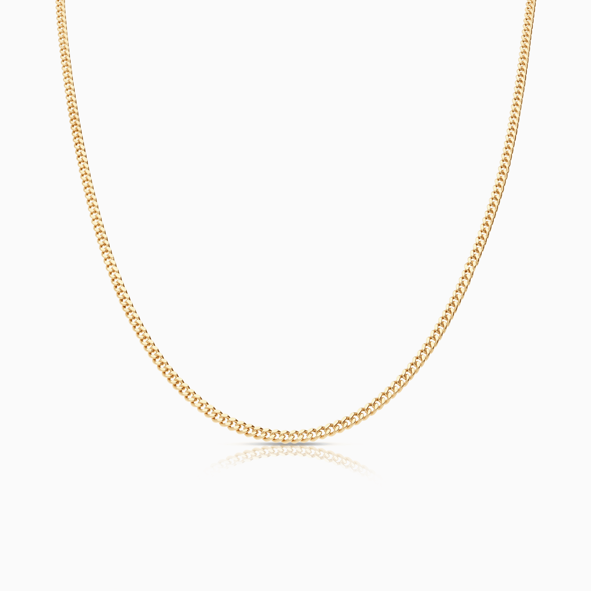 Pansarkedja 36cm 18K guld