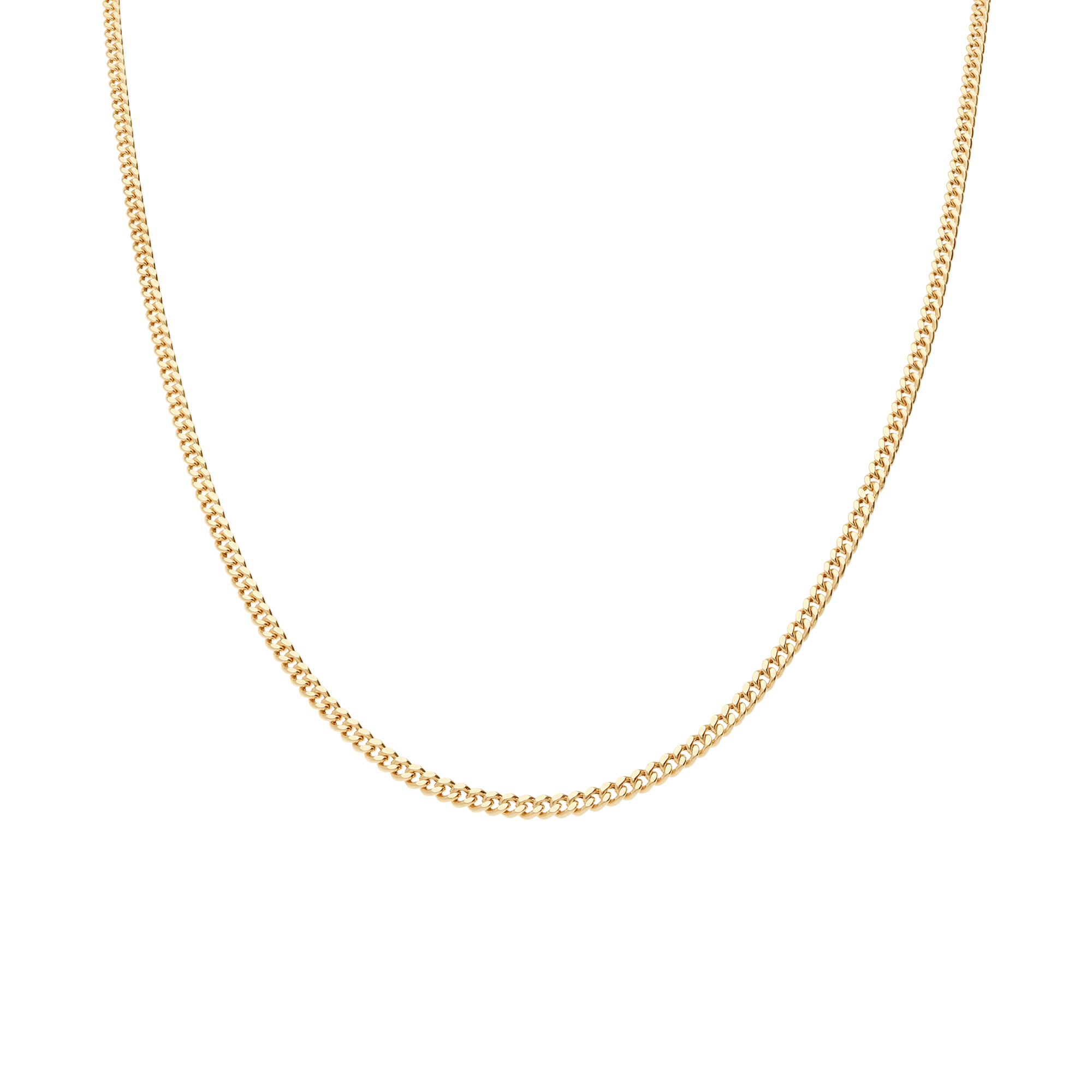 Pansarkedja 36cm 18K guld