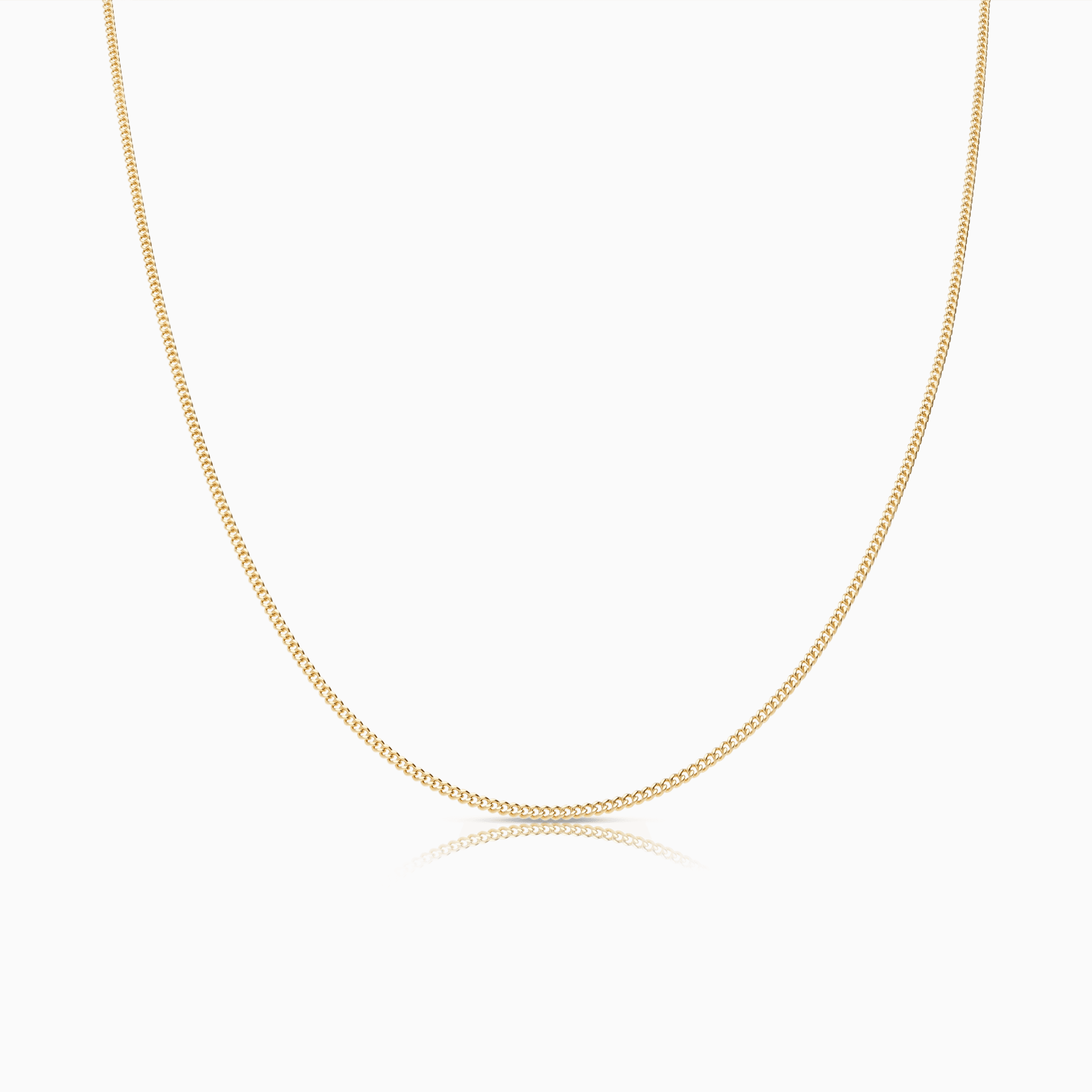Pansarkedja 40cm 18K guld