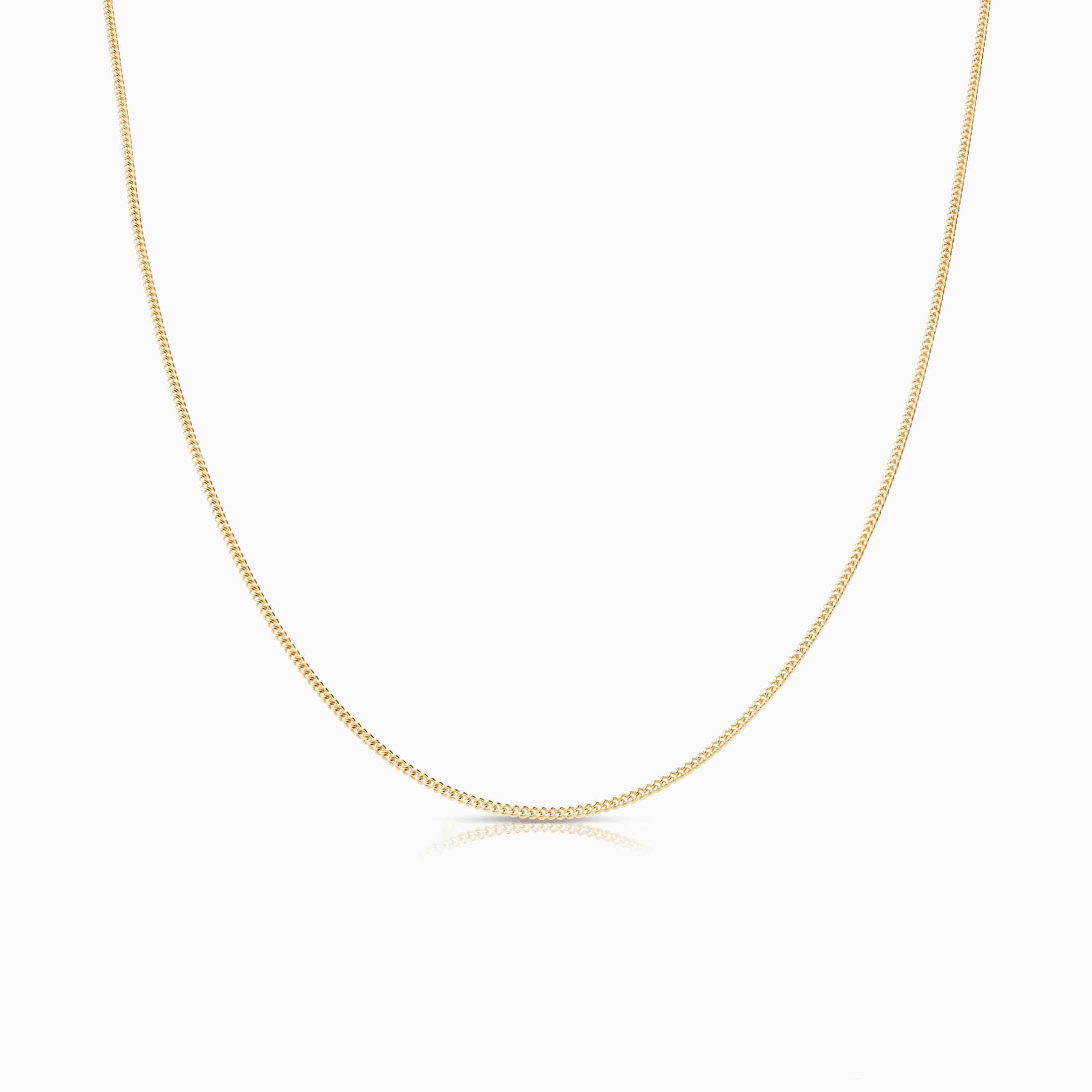 Pansarkedja 51cm 18K guld