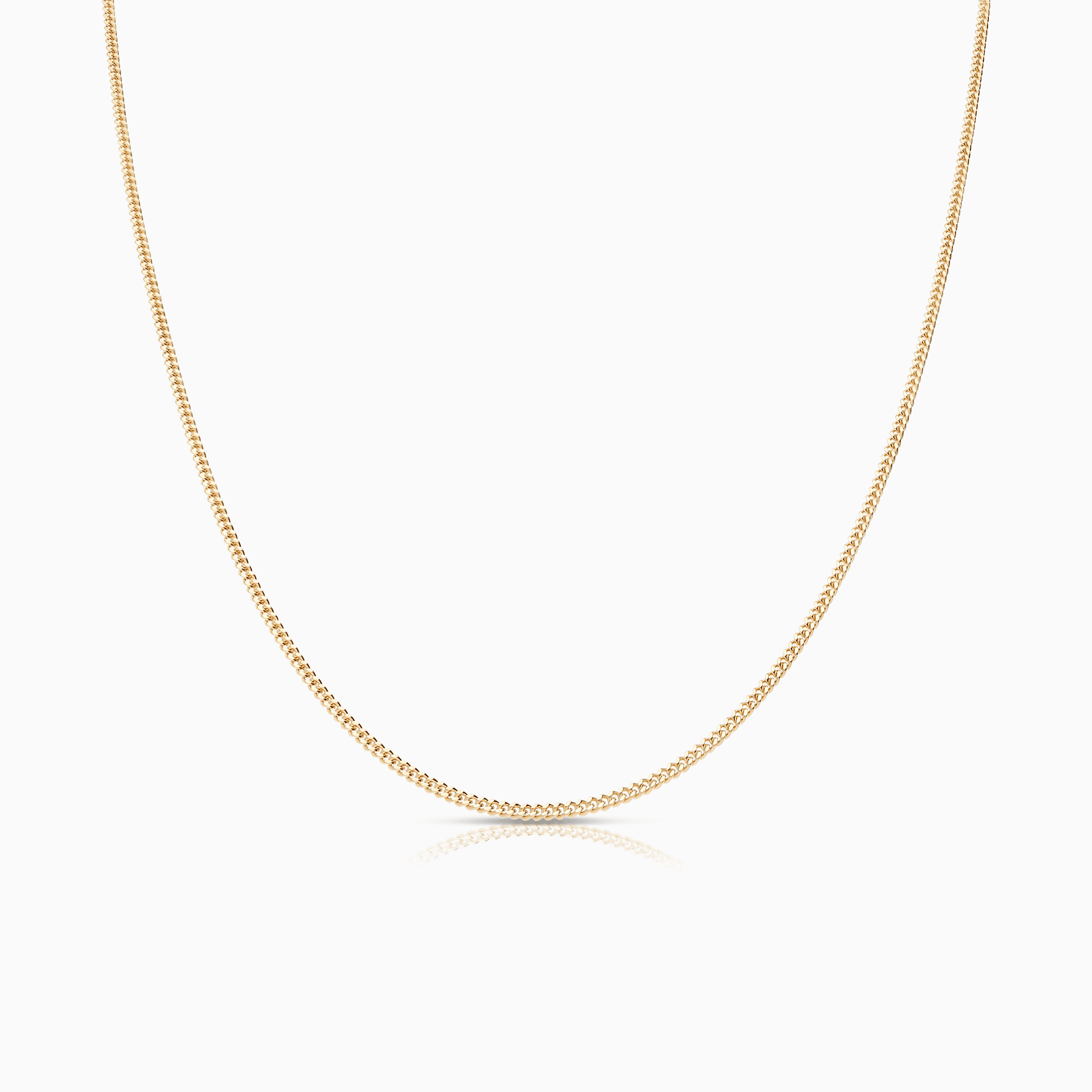 Pansarkedja 50cm 18K guld
