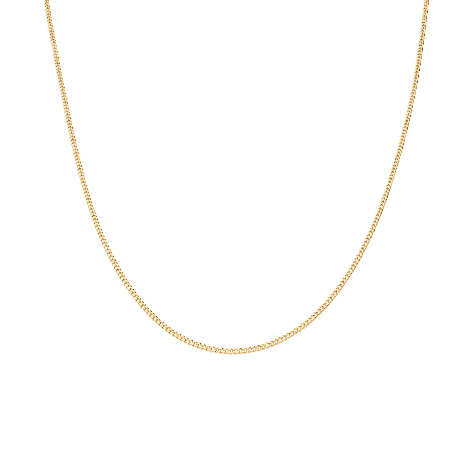 Pansarkedja 51cm 18K guld