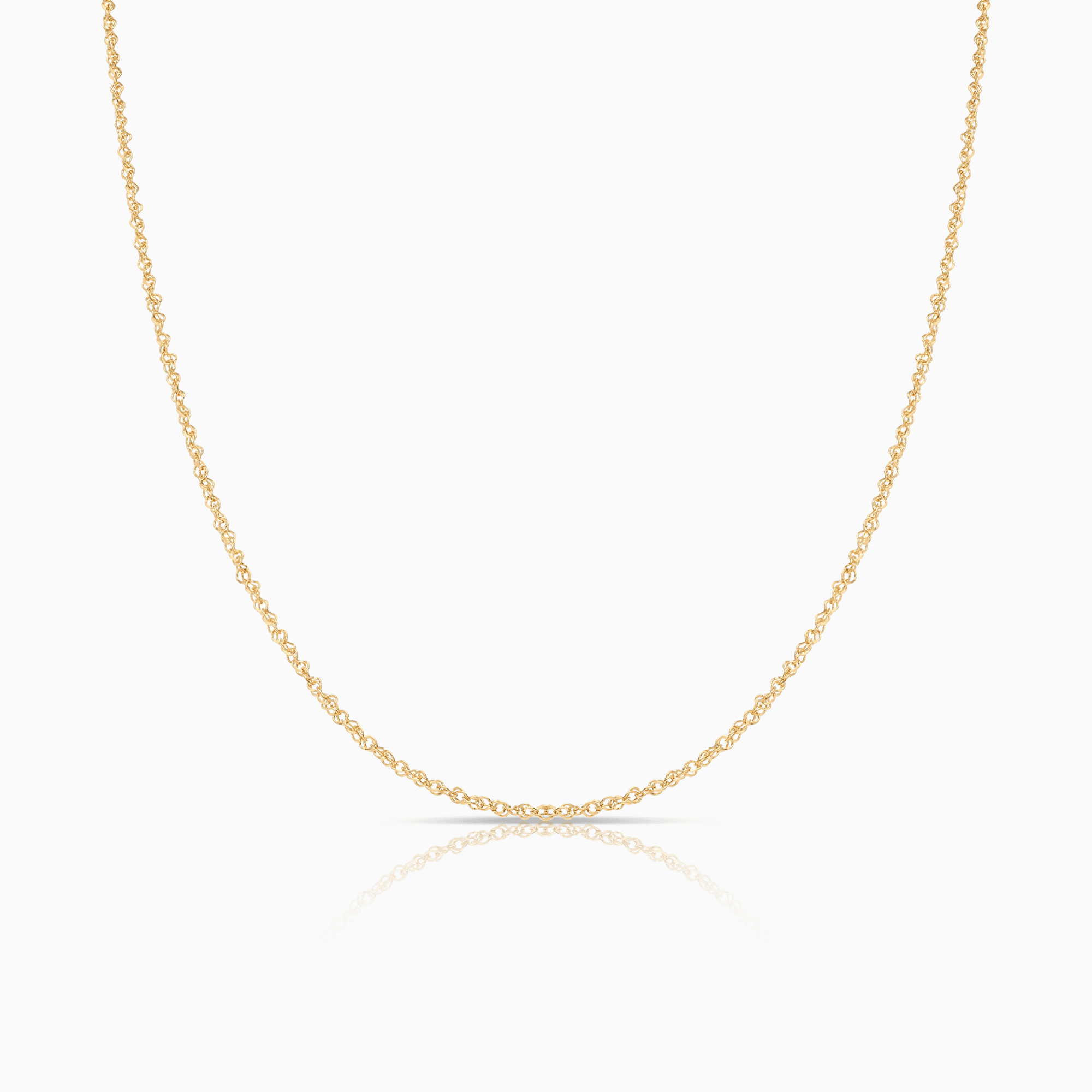 Singaporekedja 37,5cm 18K guld