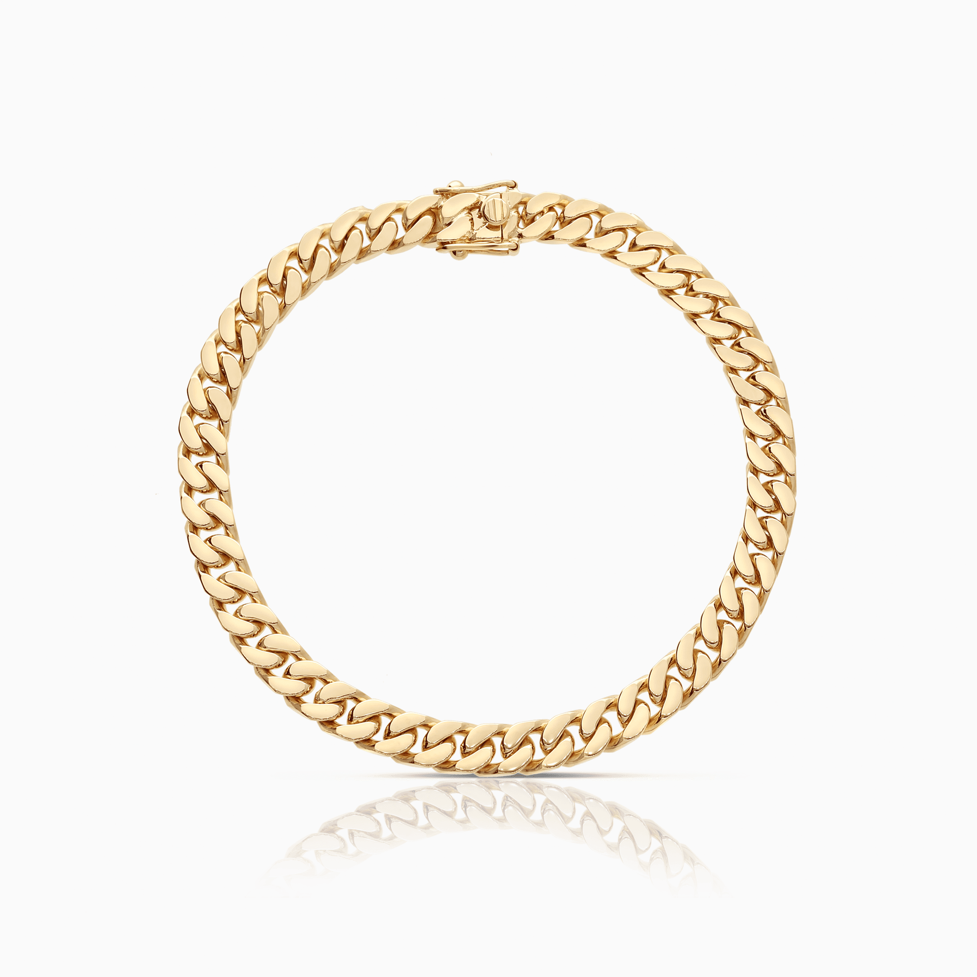 Curb bracelet 24.85g 18K gold