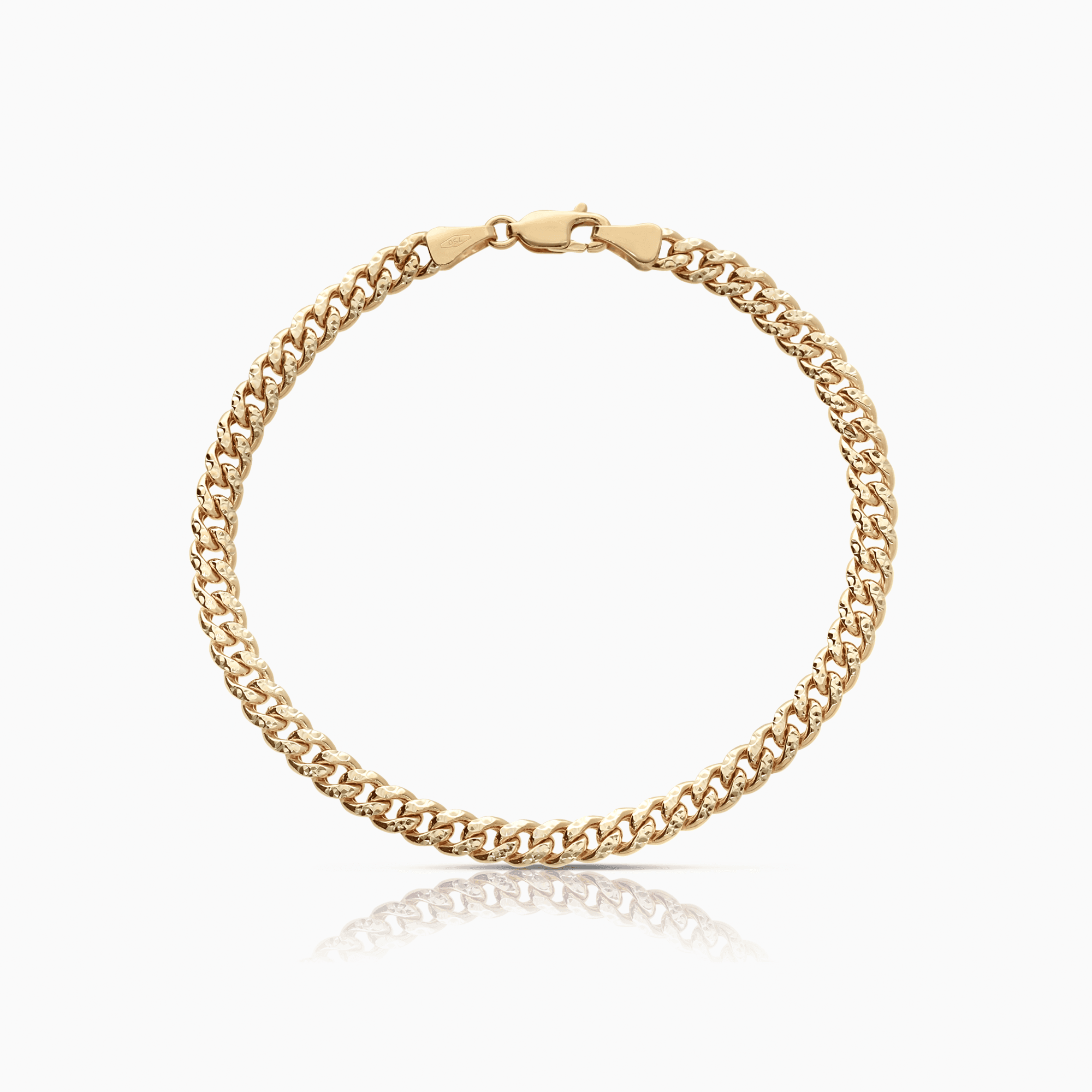 Curb bracelet 16.0g 18K gold
