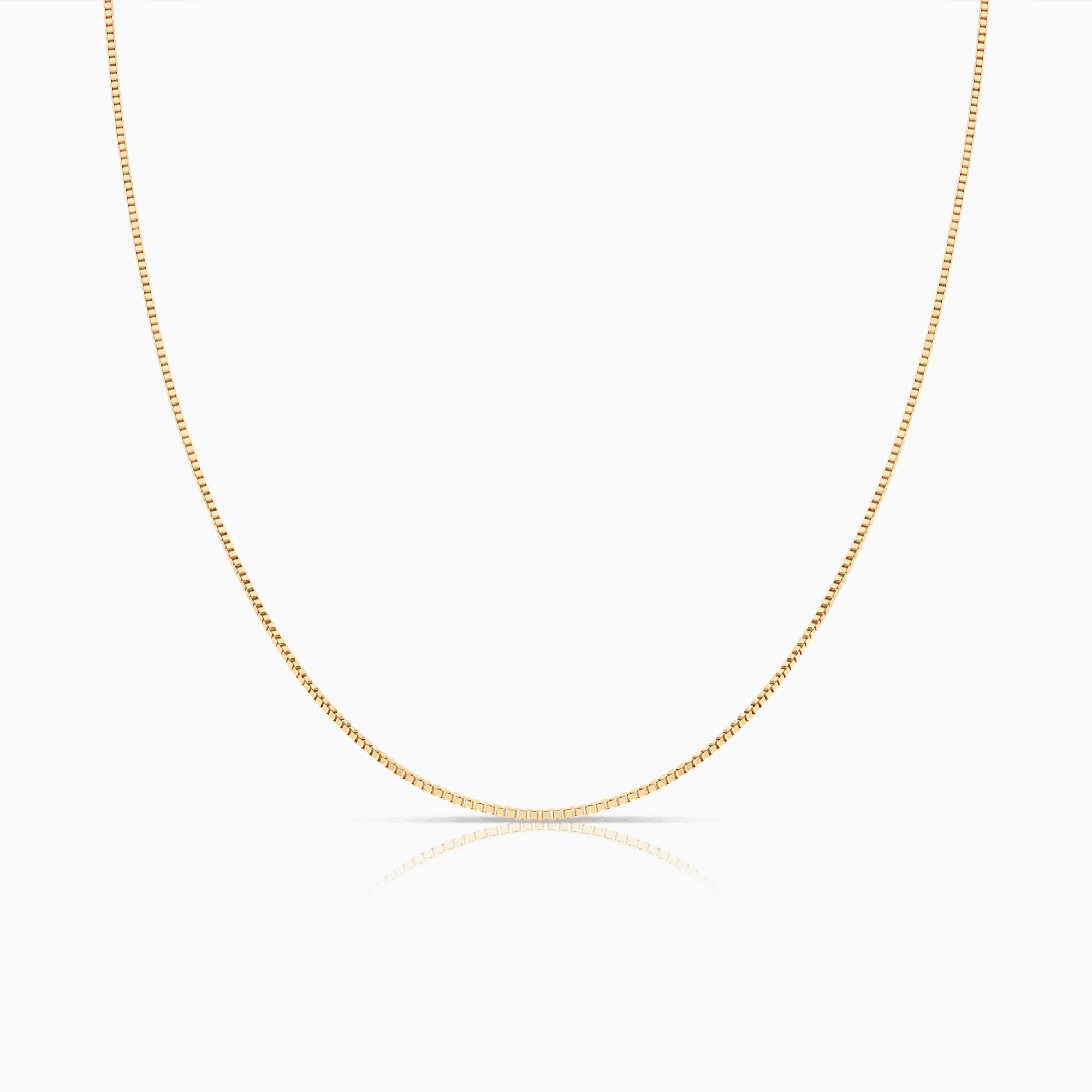 Box Chain 45.5cm 14K gold