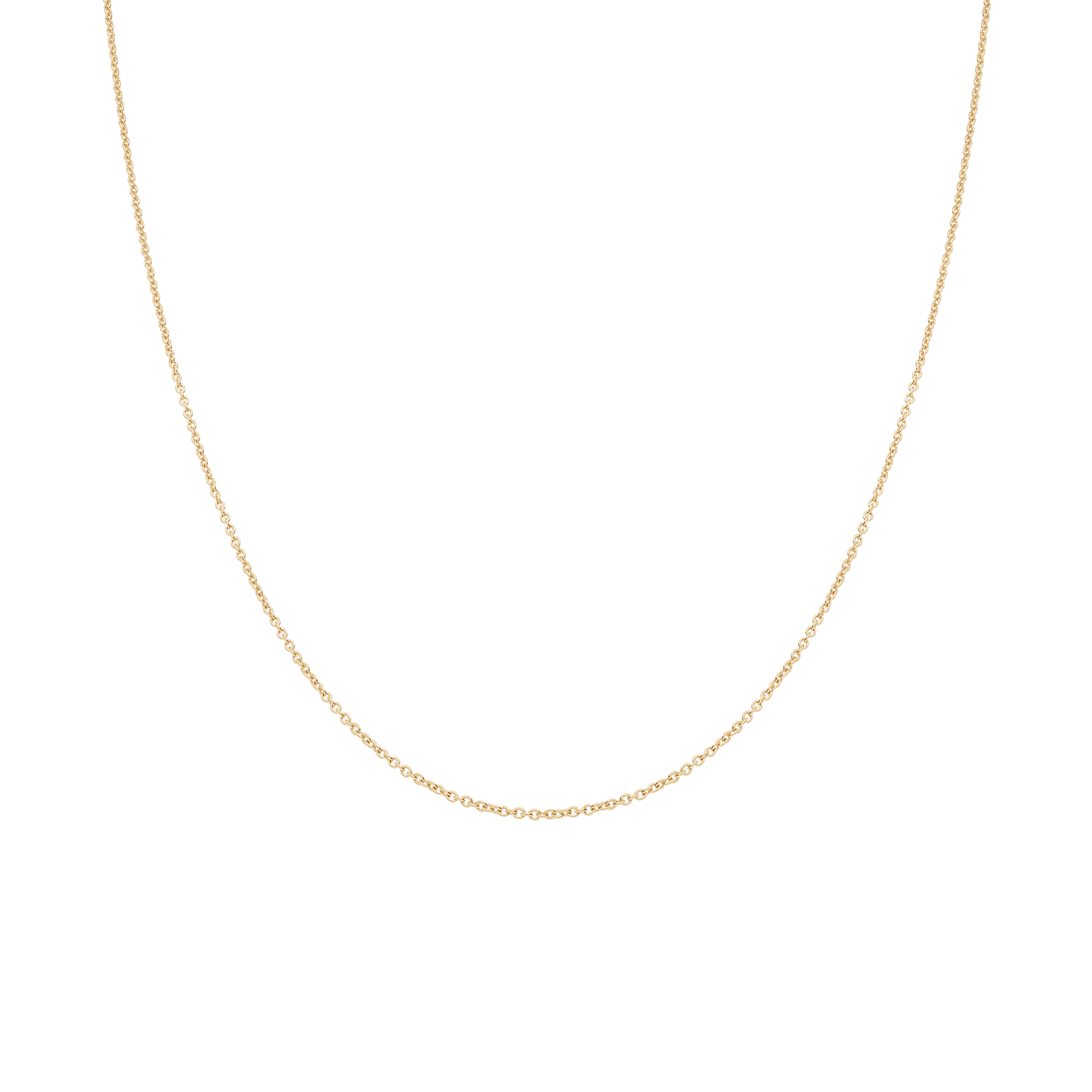 Cable chain 51cm 18K gold
