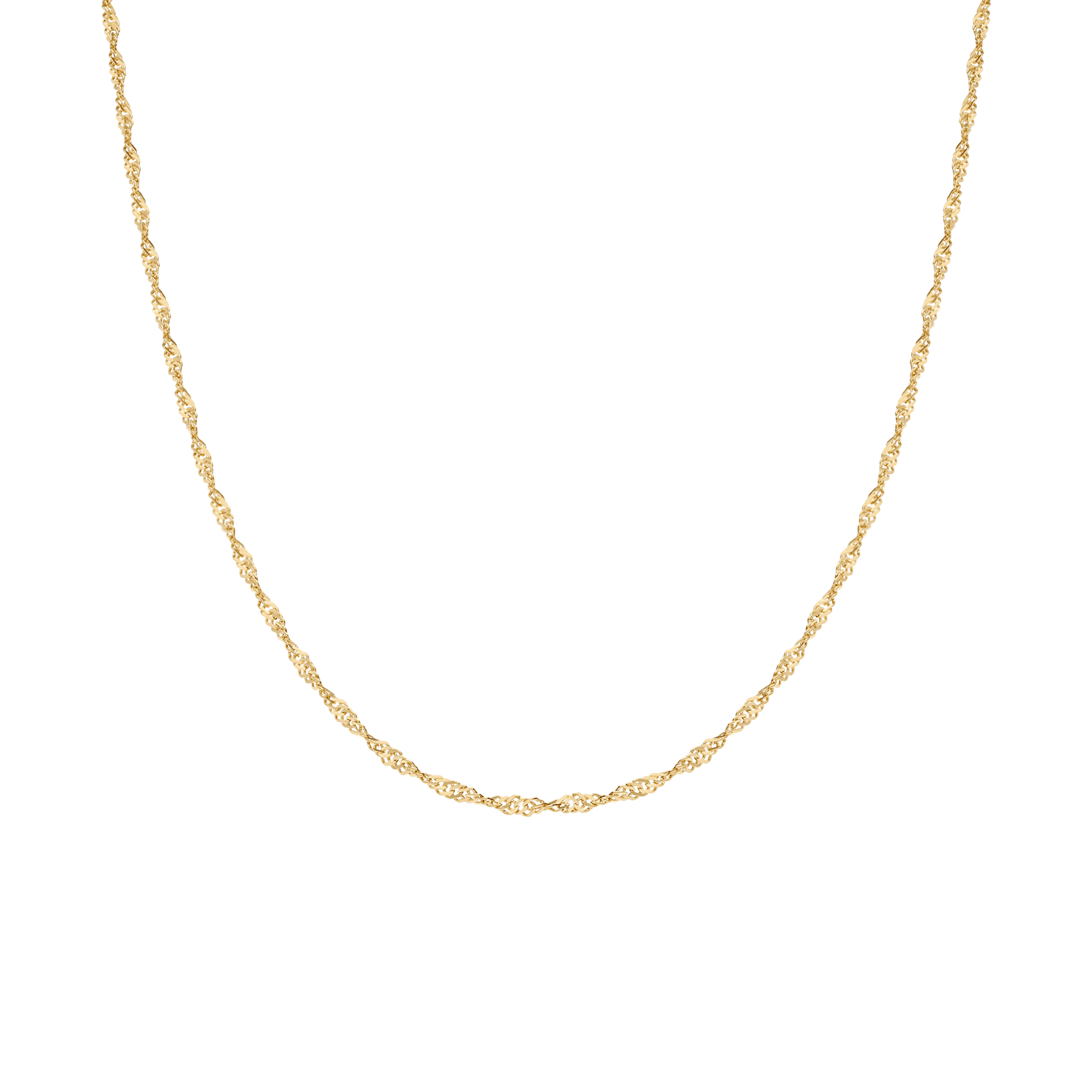 Singapore chain 41.5cm 18K gold