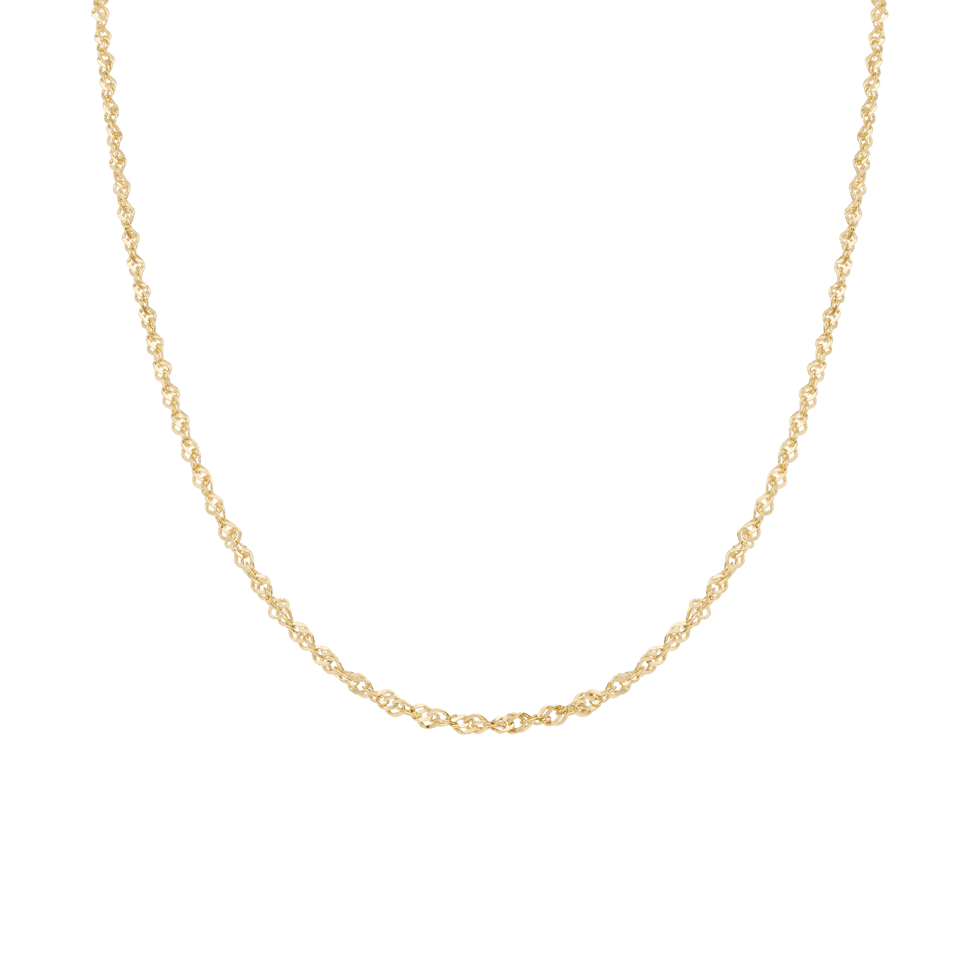 Singaporekedja 45cm 18K guld