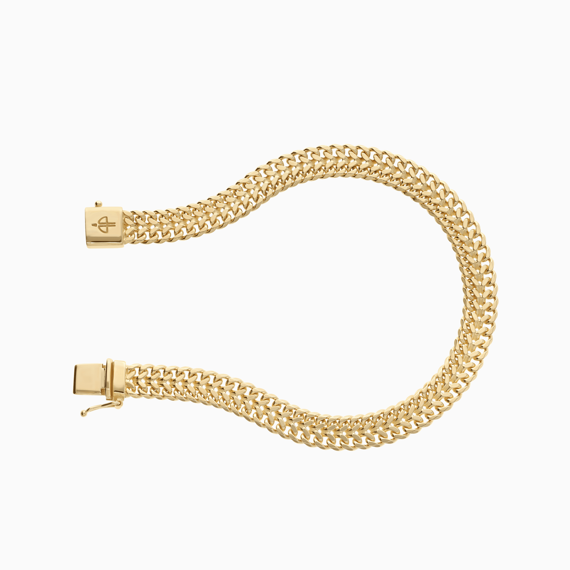 Fishbone bracelet 20.48g 18K gold