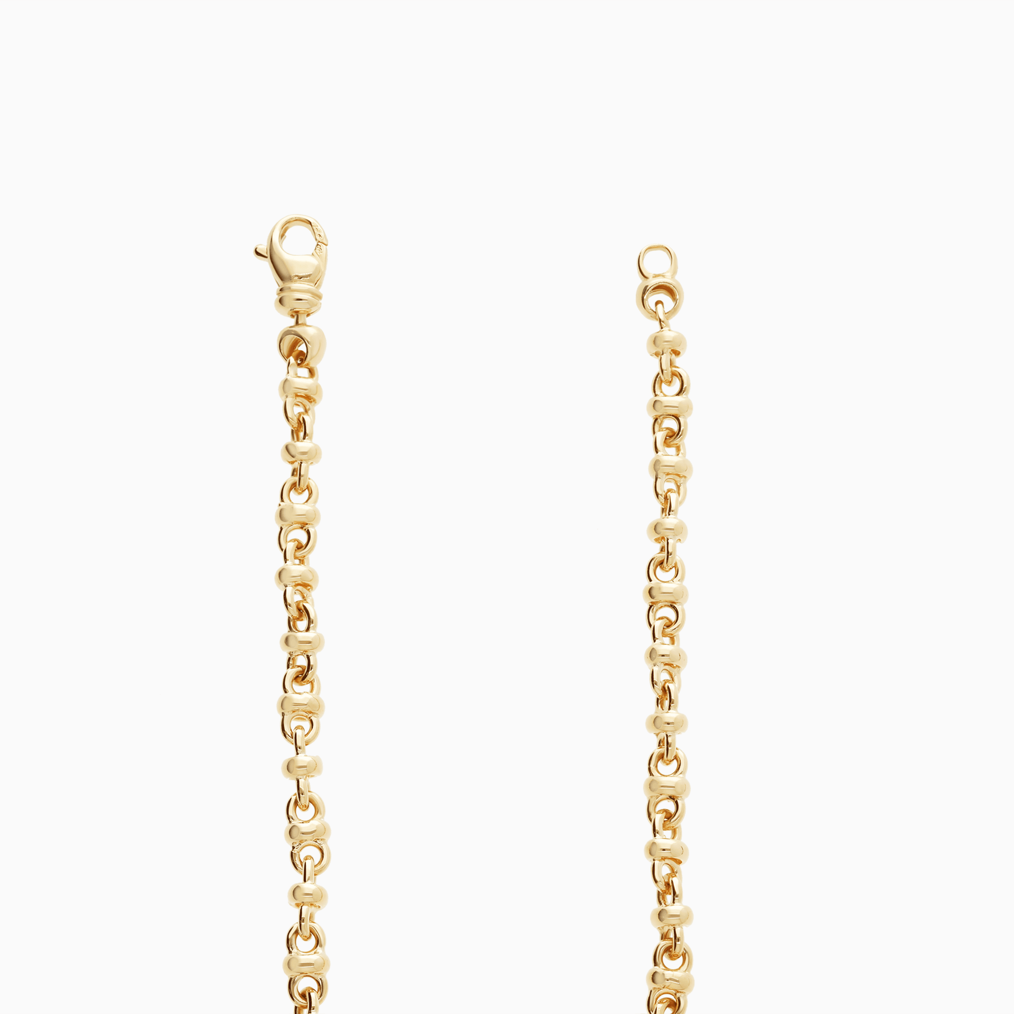 Bracelet bean link 11.70g 18K gold