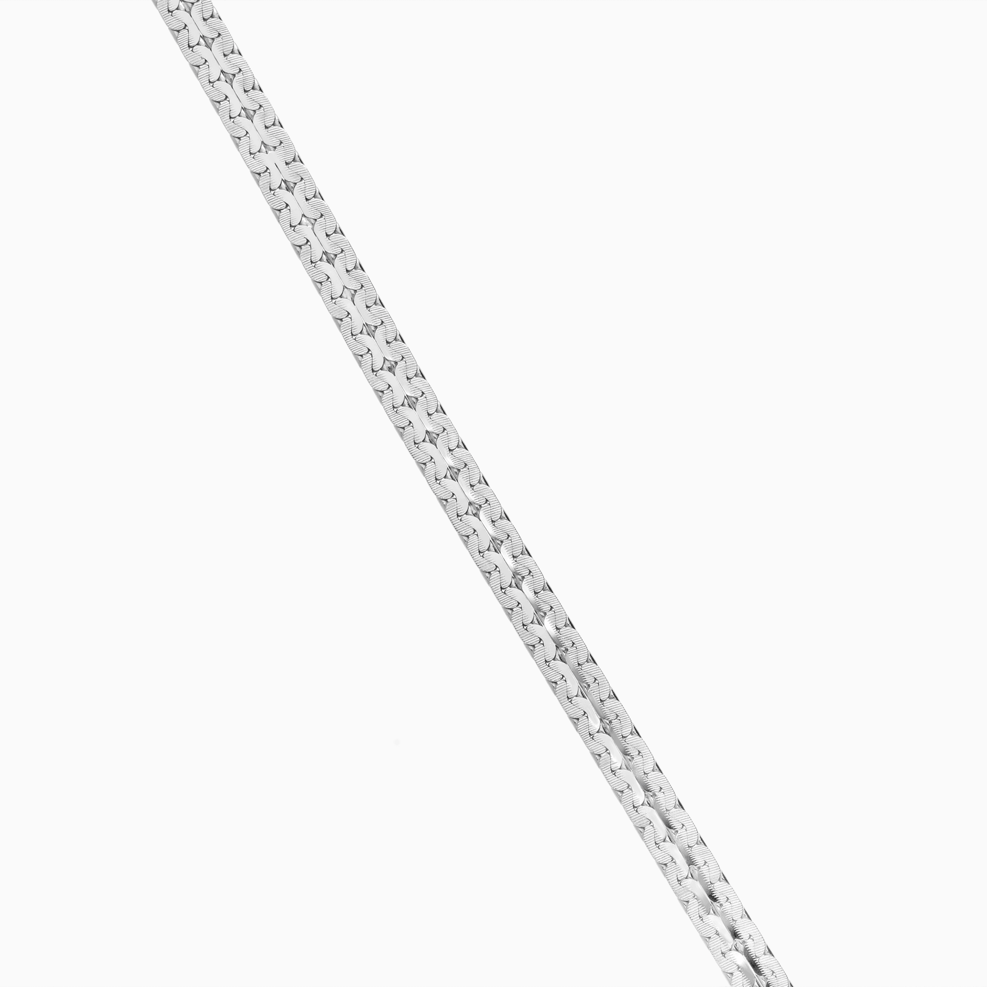 Fantasy bracelet 6.28g 14K white gold