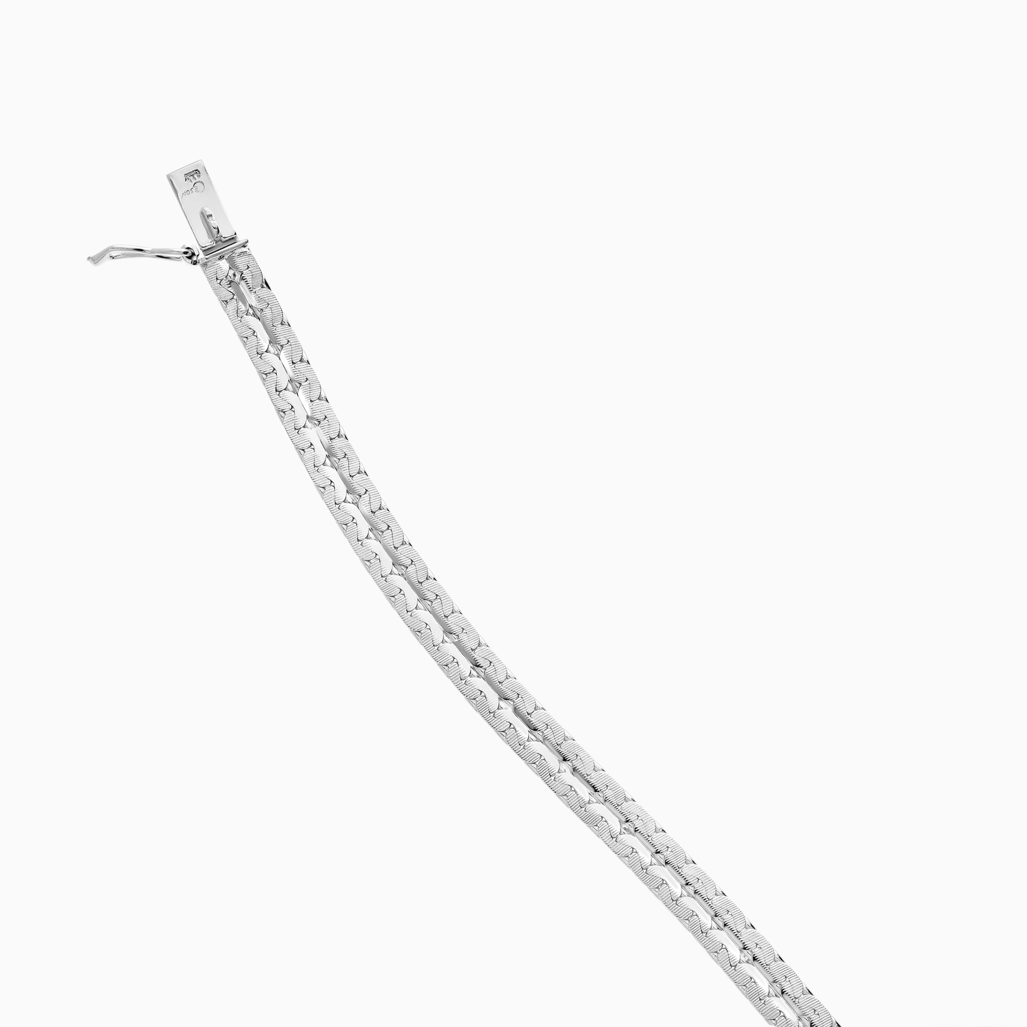 Fantasy bracelet 6.28g 14K white gold
