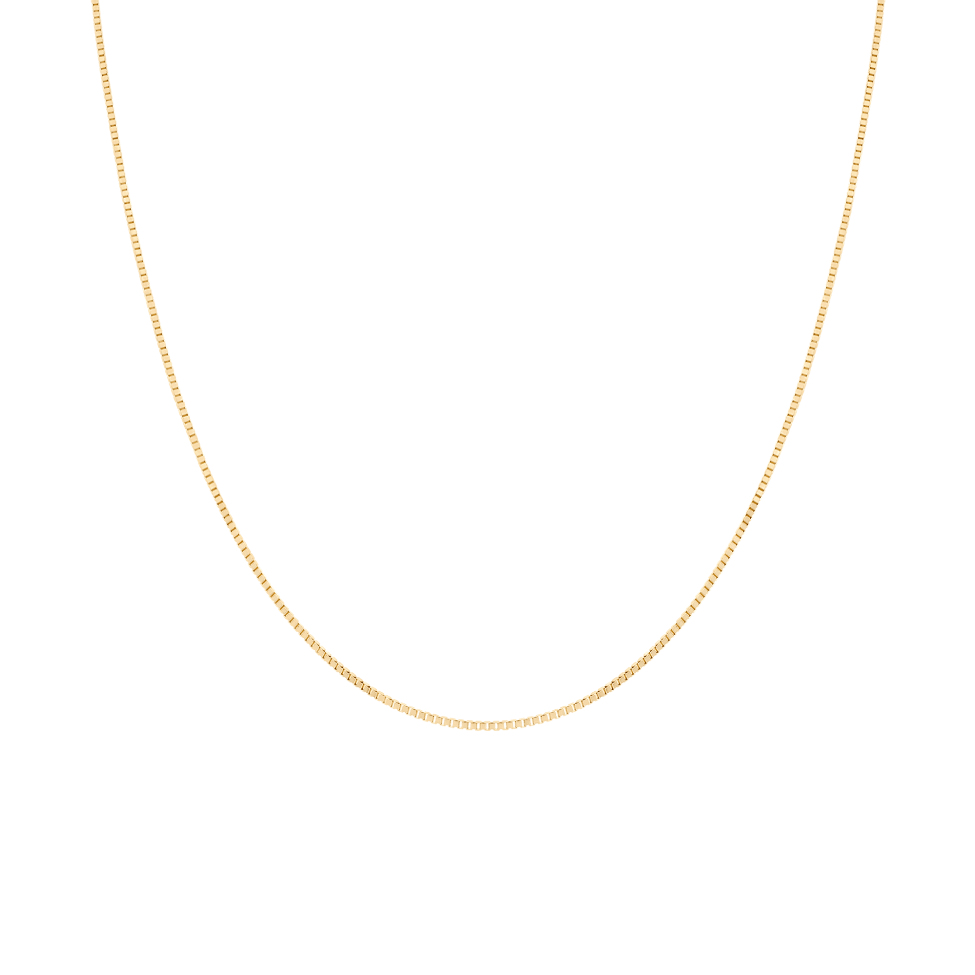 Box Chain 45.5cm 18K Gold