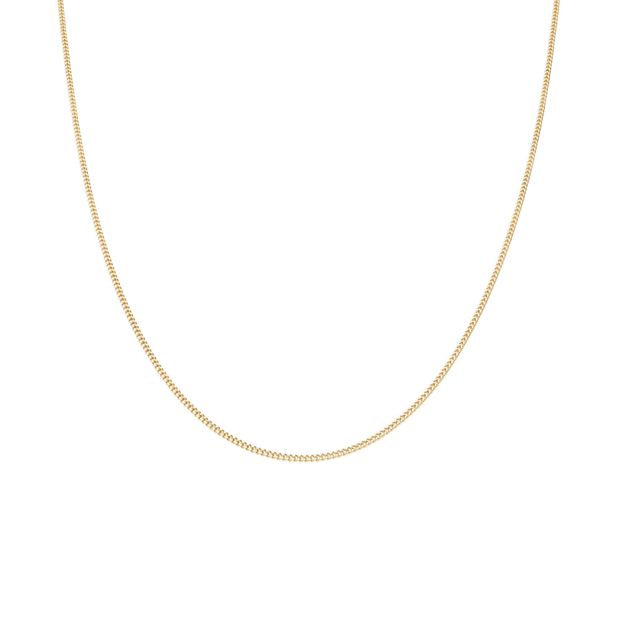 Curb chain 45.5cm 18K rose gold
