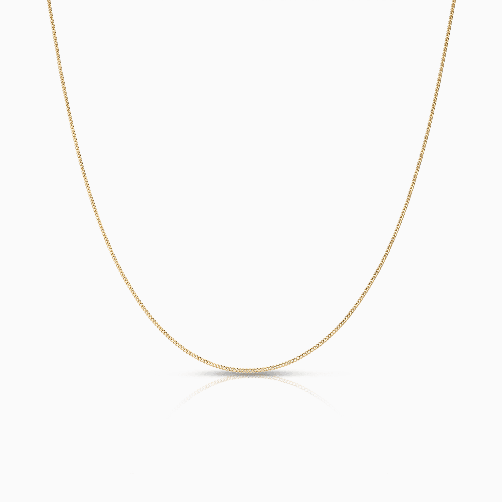 Pansarkedja 43cm 18K guld