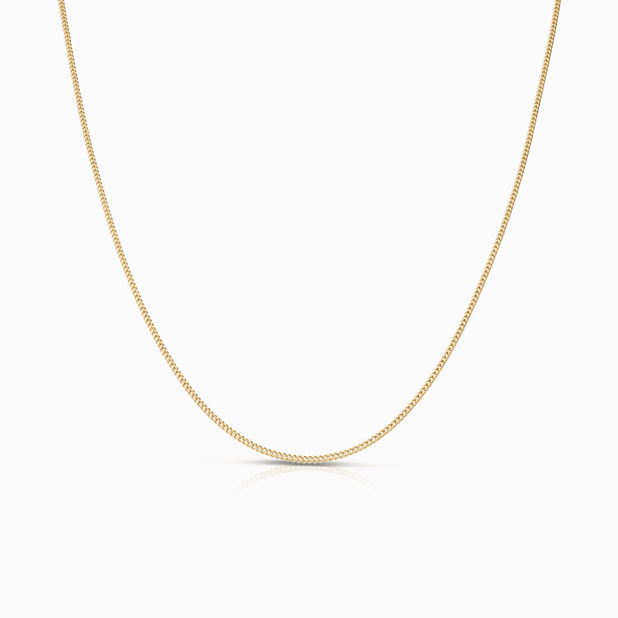 Curb chain 50.5cm 18K gold
