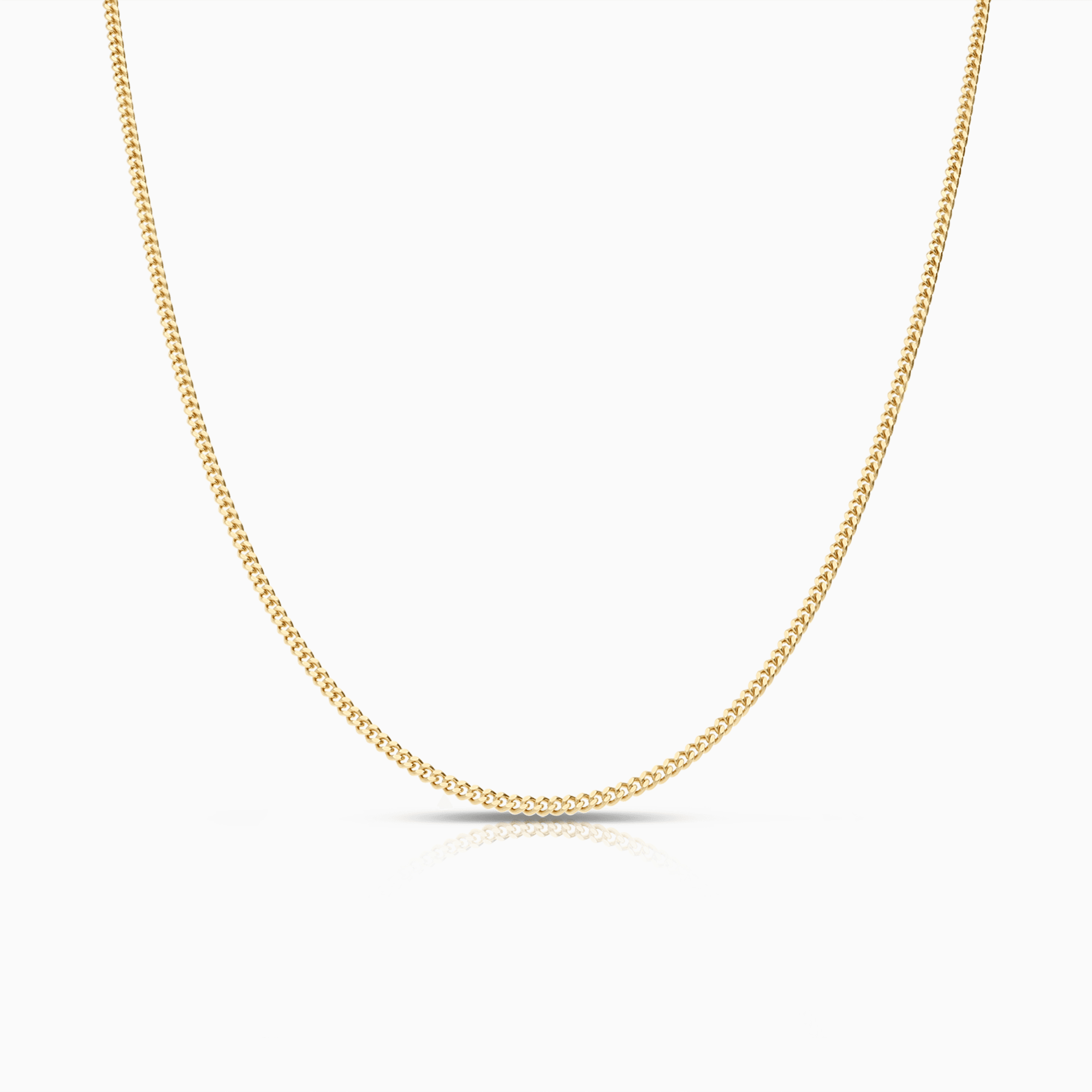 Pansarlänk 51cm 18K guld