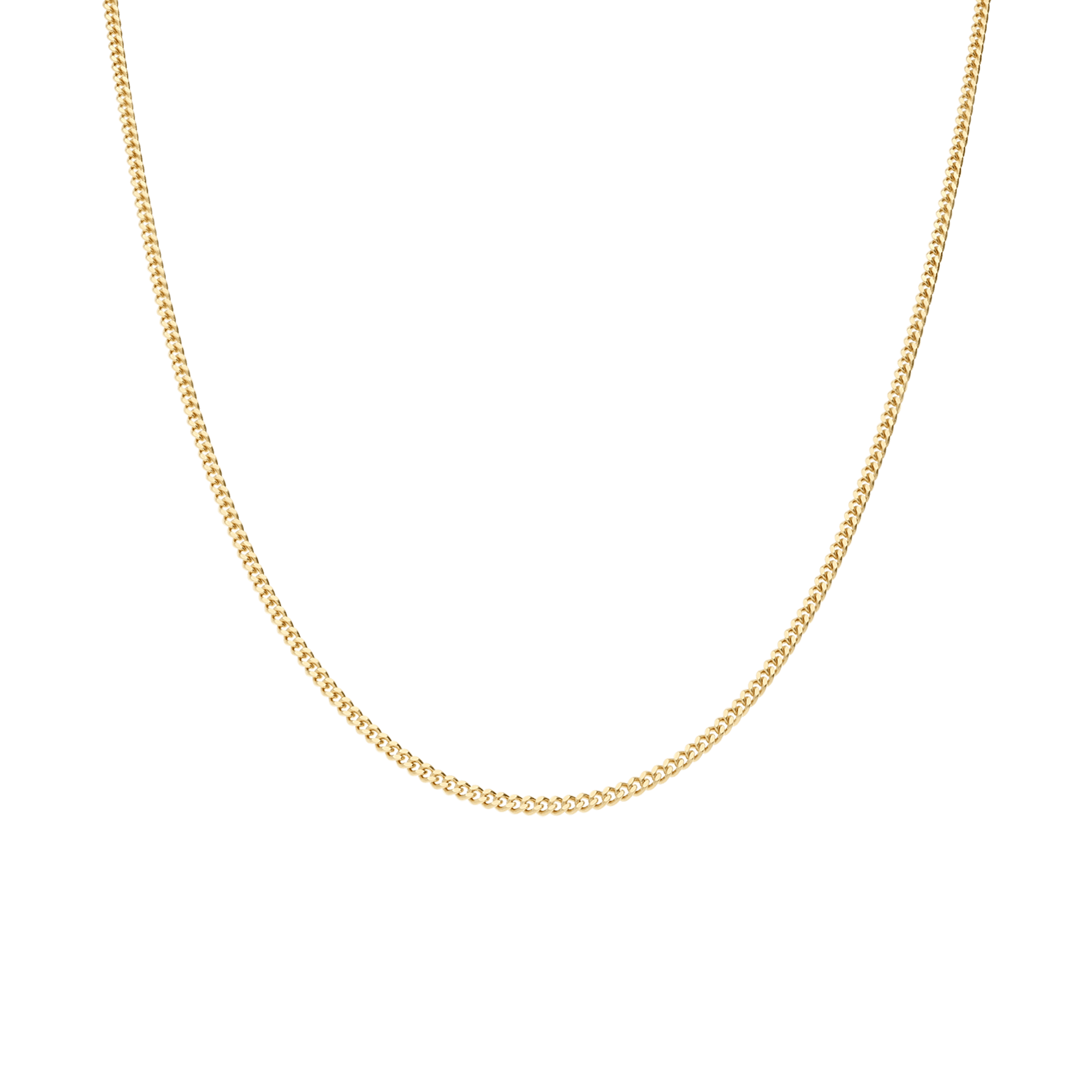 Pansarlänk 51cm 18K guld
