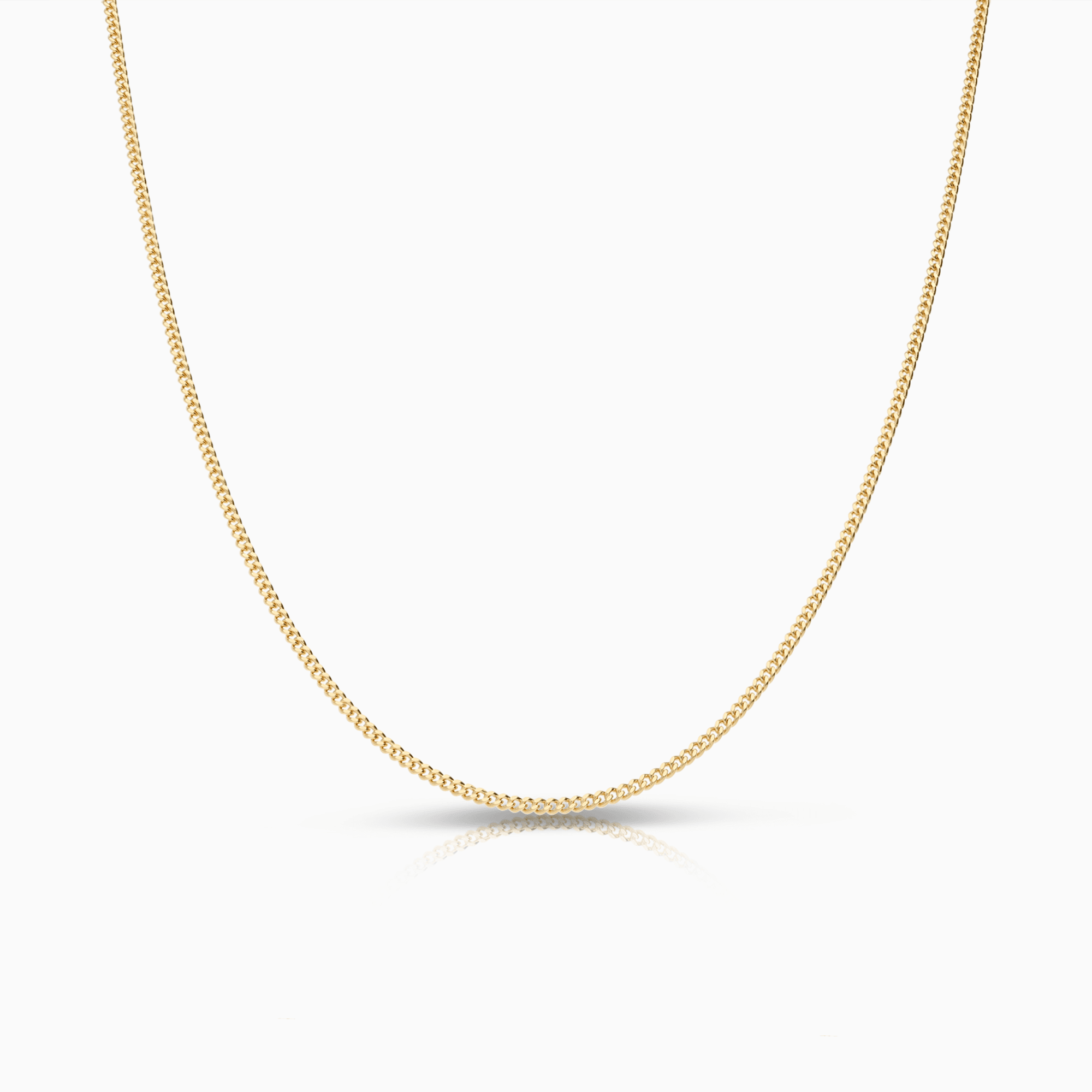 Pansarlänk 52cm 18K guld