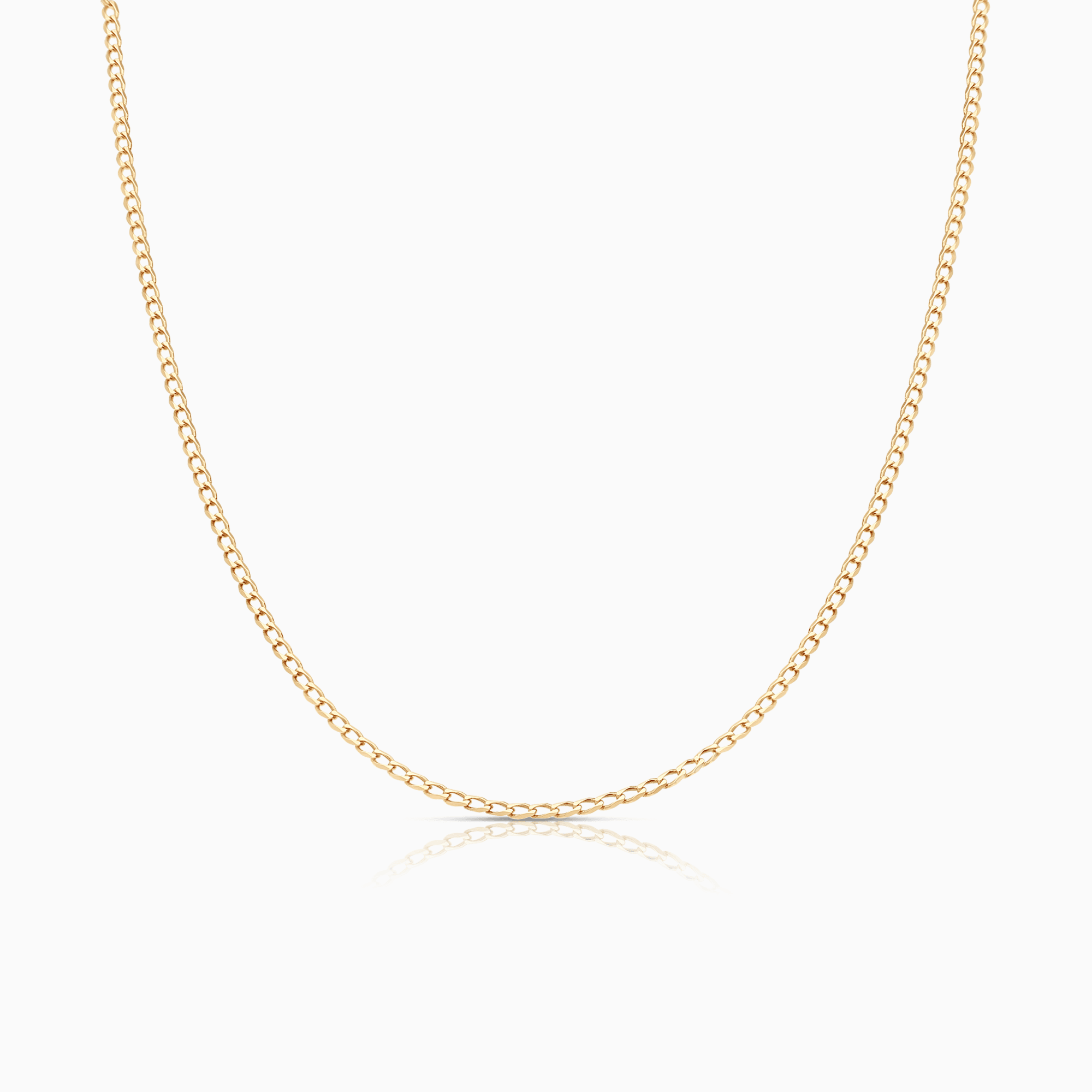 Curb Link 49cm 18K Gold