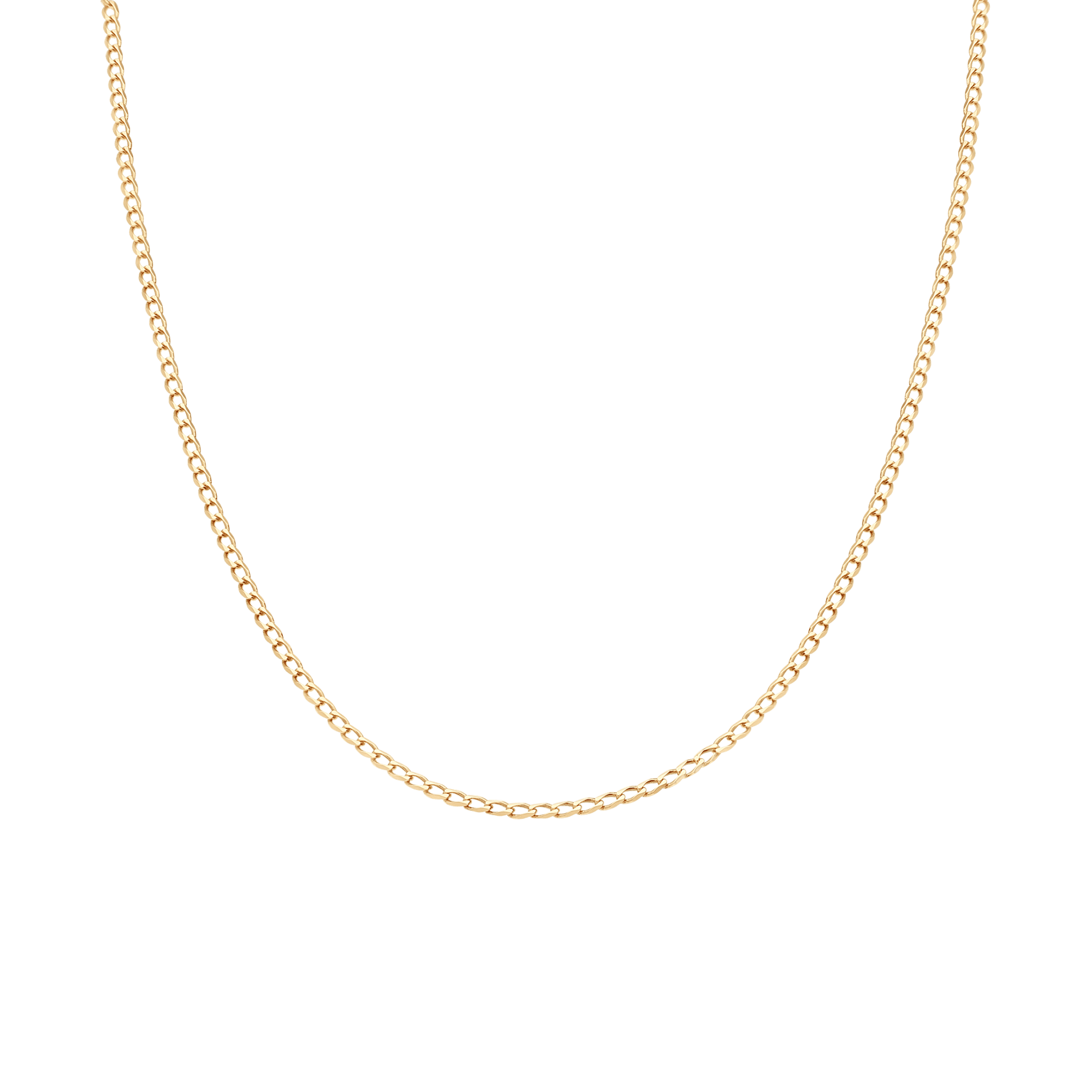 Curb Link 49cm 18K Gold