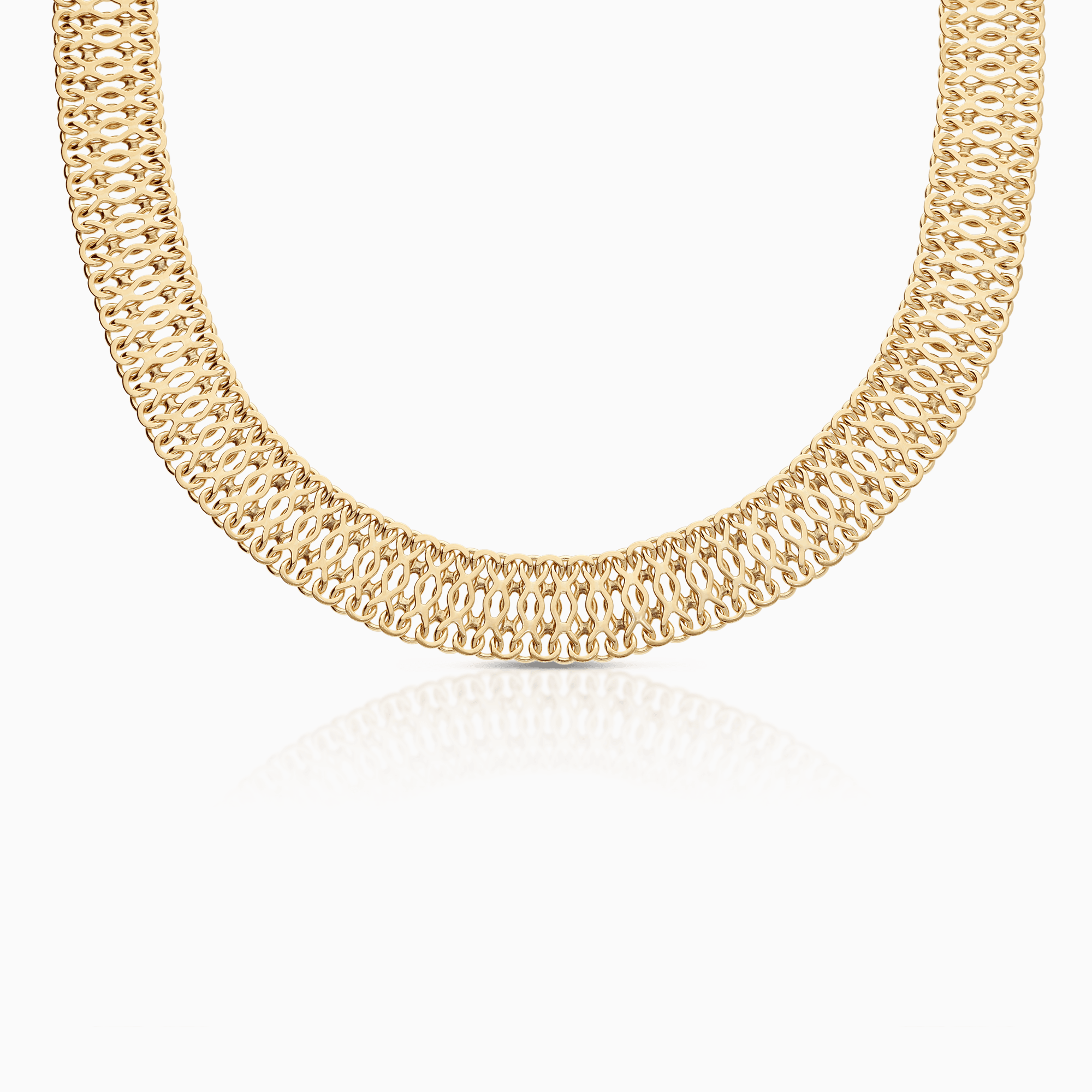 Gold collier 53.58g 18K gold