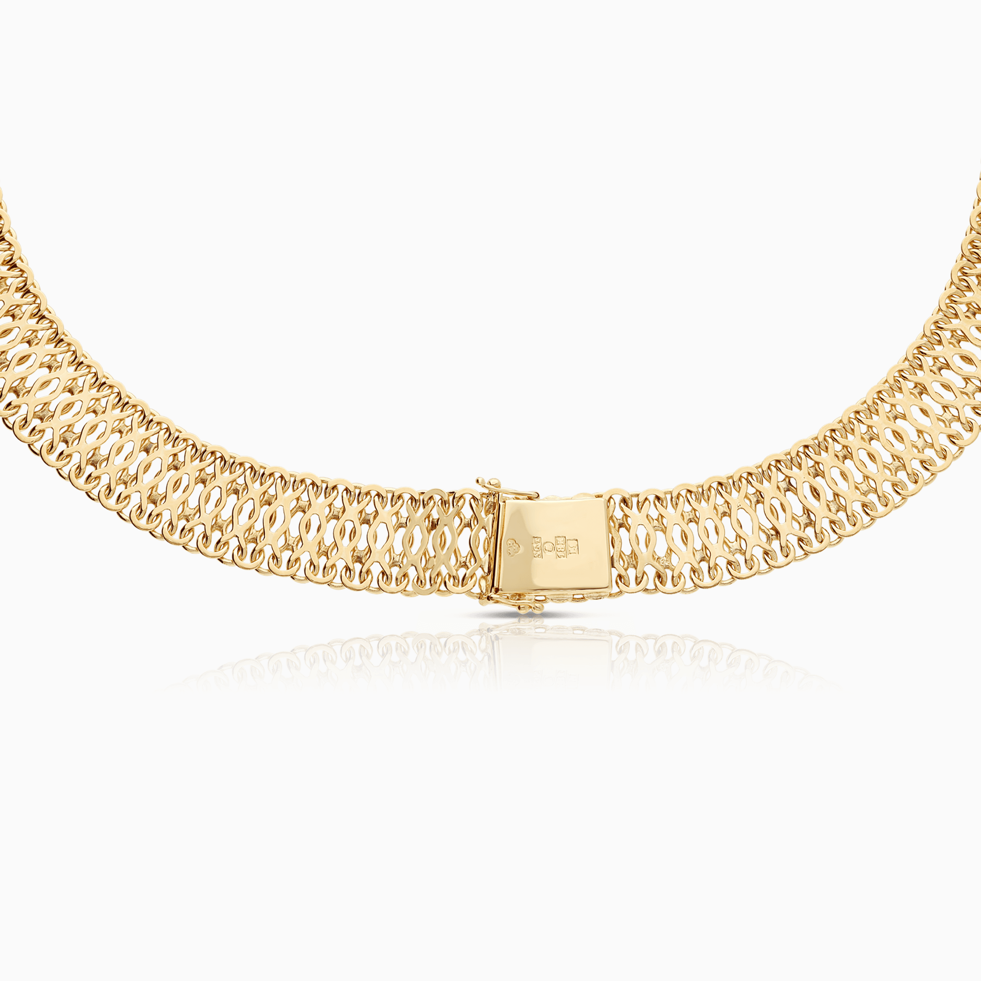 Gold collier 53.58g 18K gold