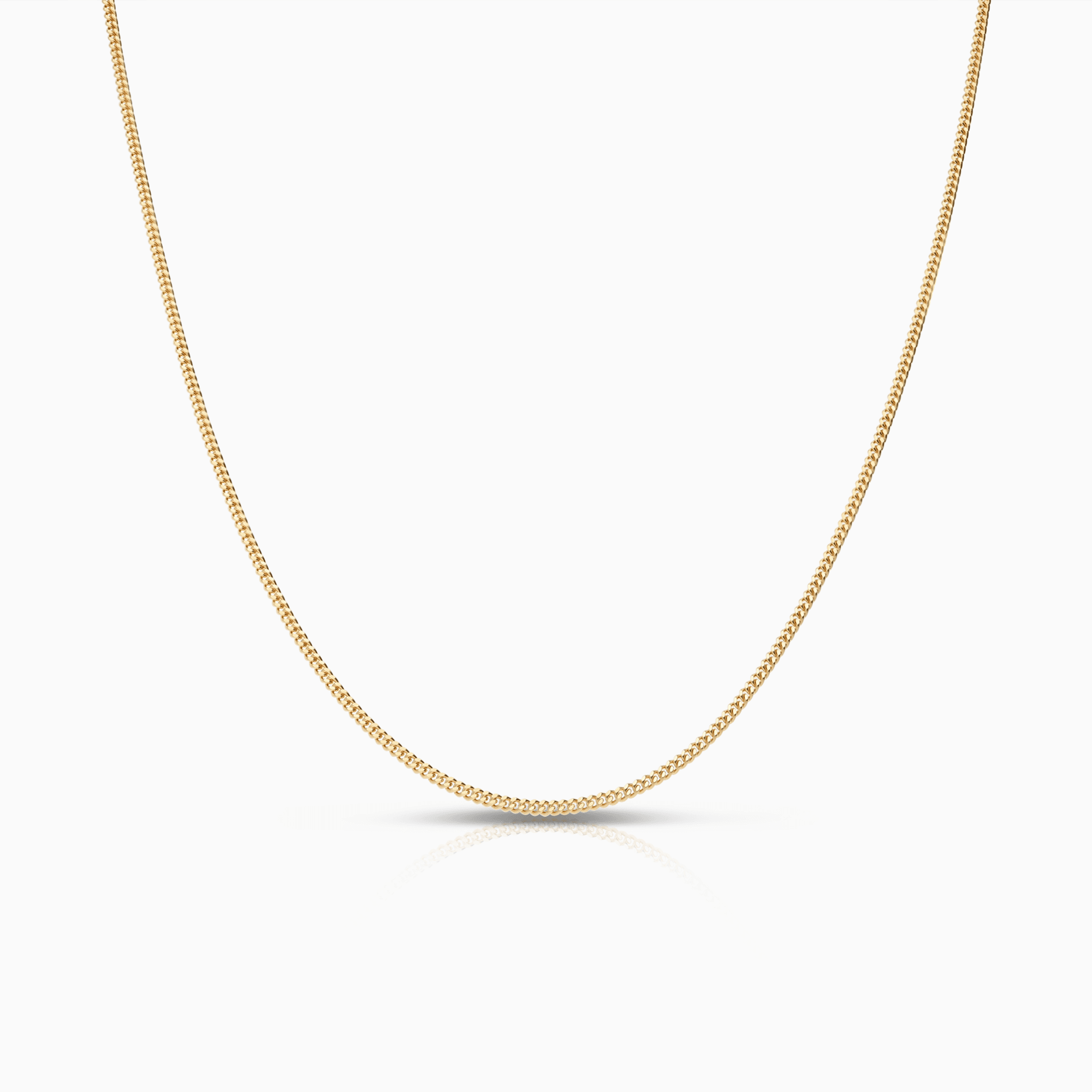 Curb chain 36cm 18K gold