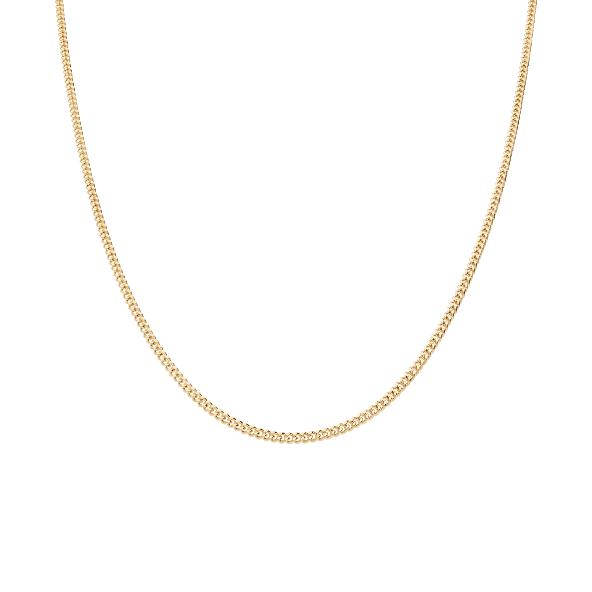 Curb chain 45.5cm 18K gold
