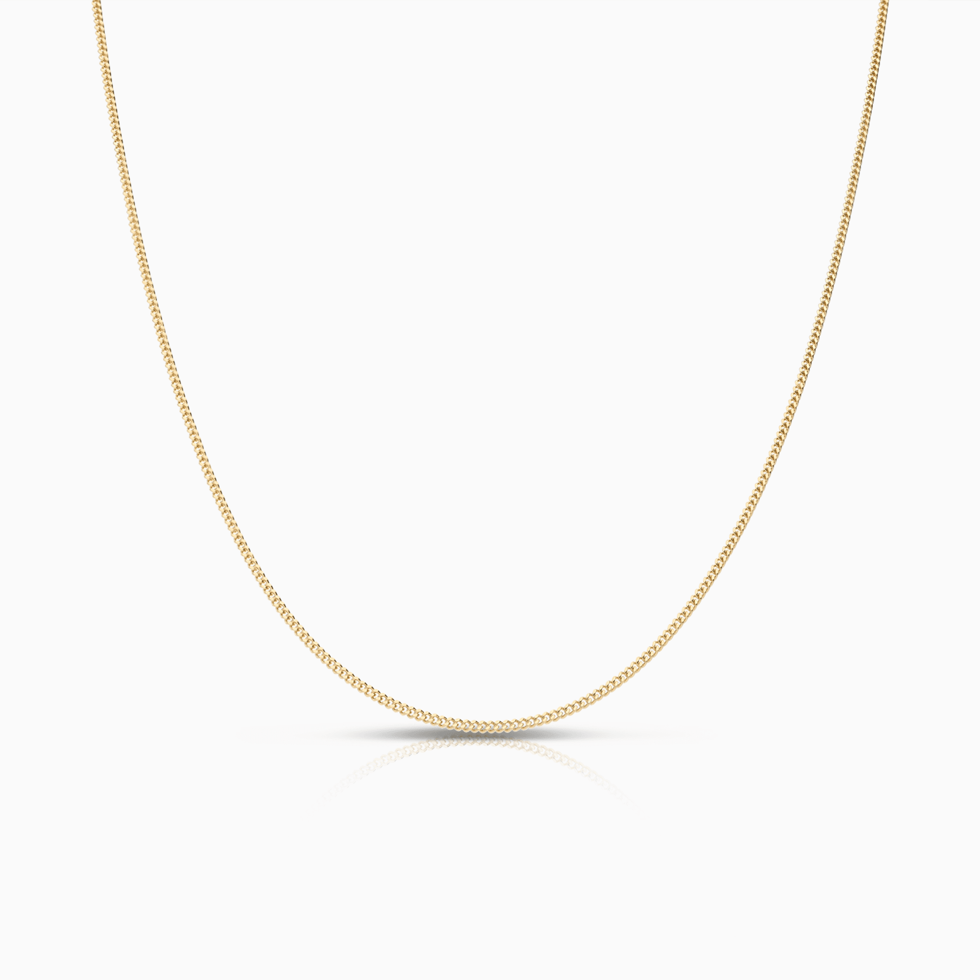 Pansarlänk 42cm 18K guld