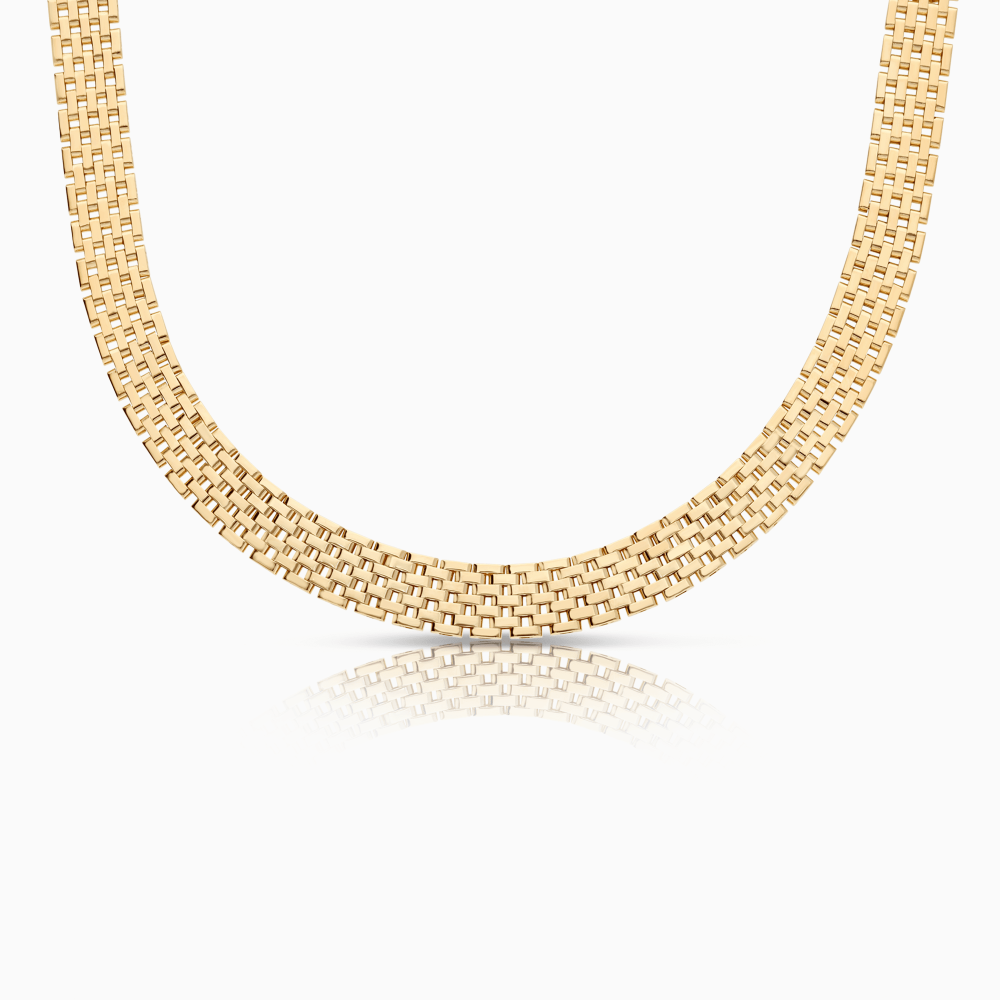 Corridor Carpet Necklace 65.20g 18K Gold