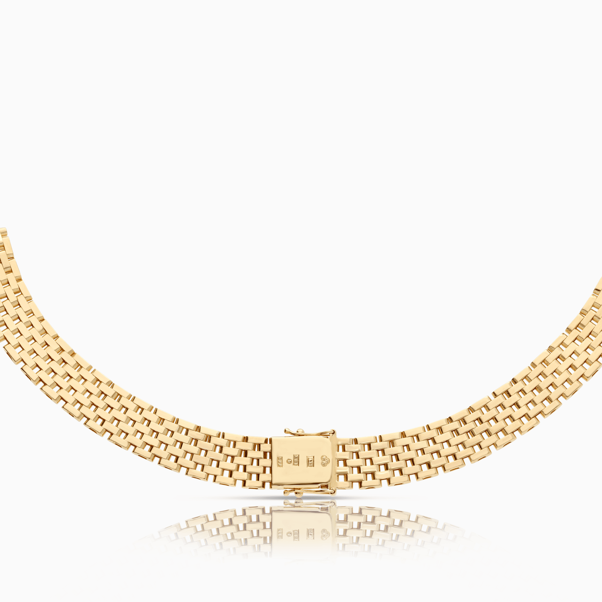 Corridor Carpet Necklace 65.20g 18K Gold