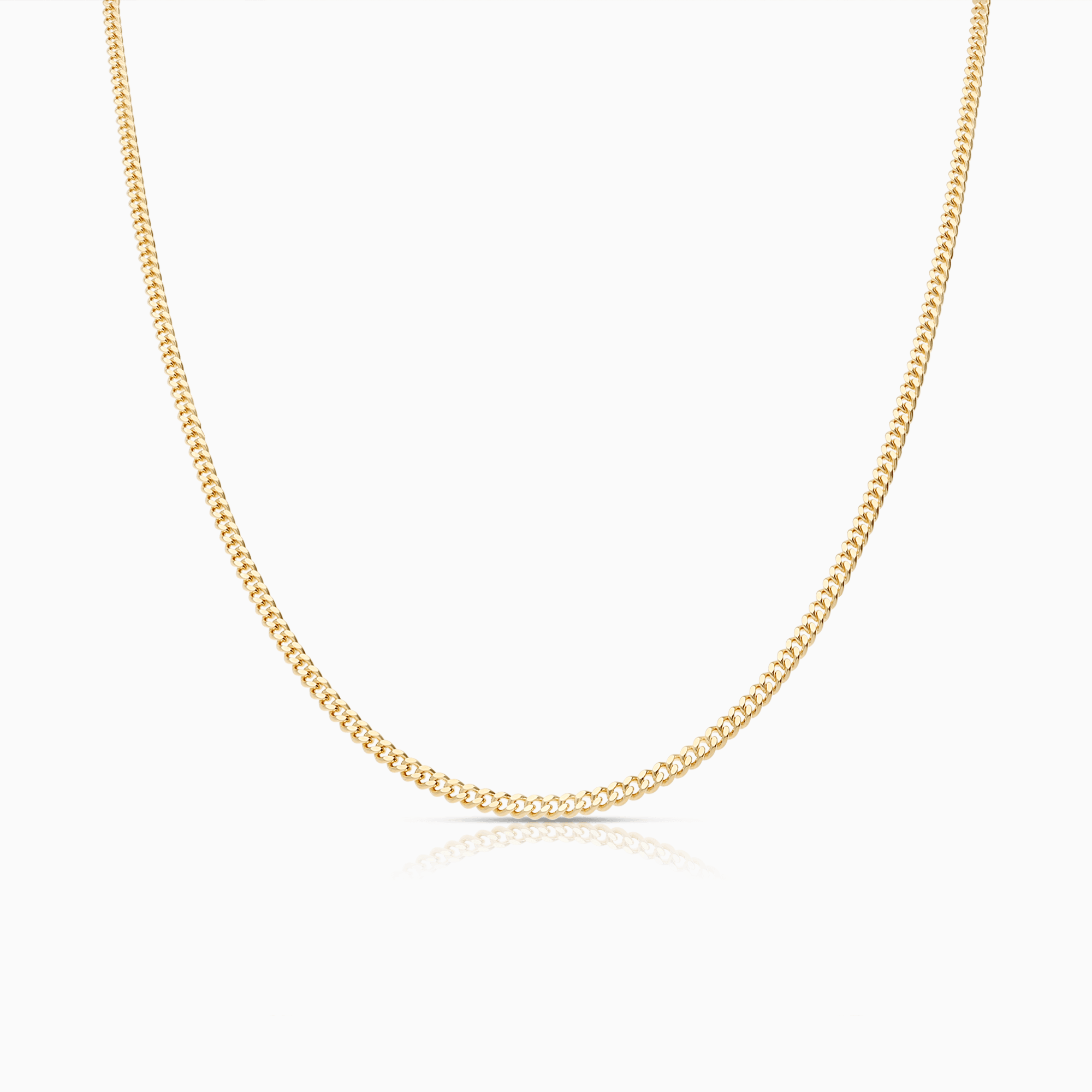 Pansarkedja 48cm 18K guld