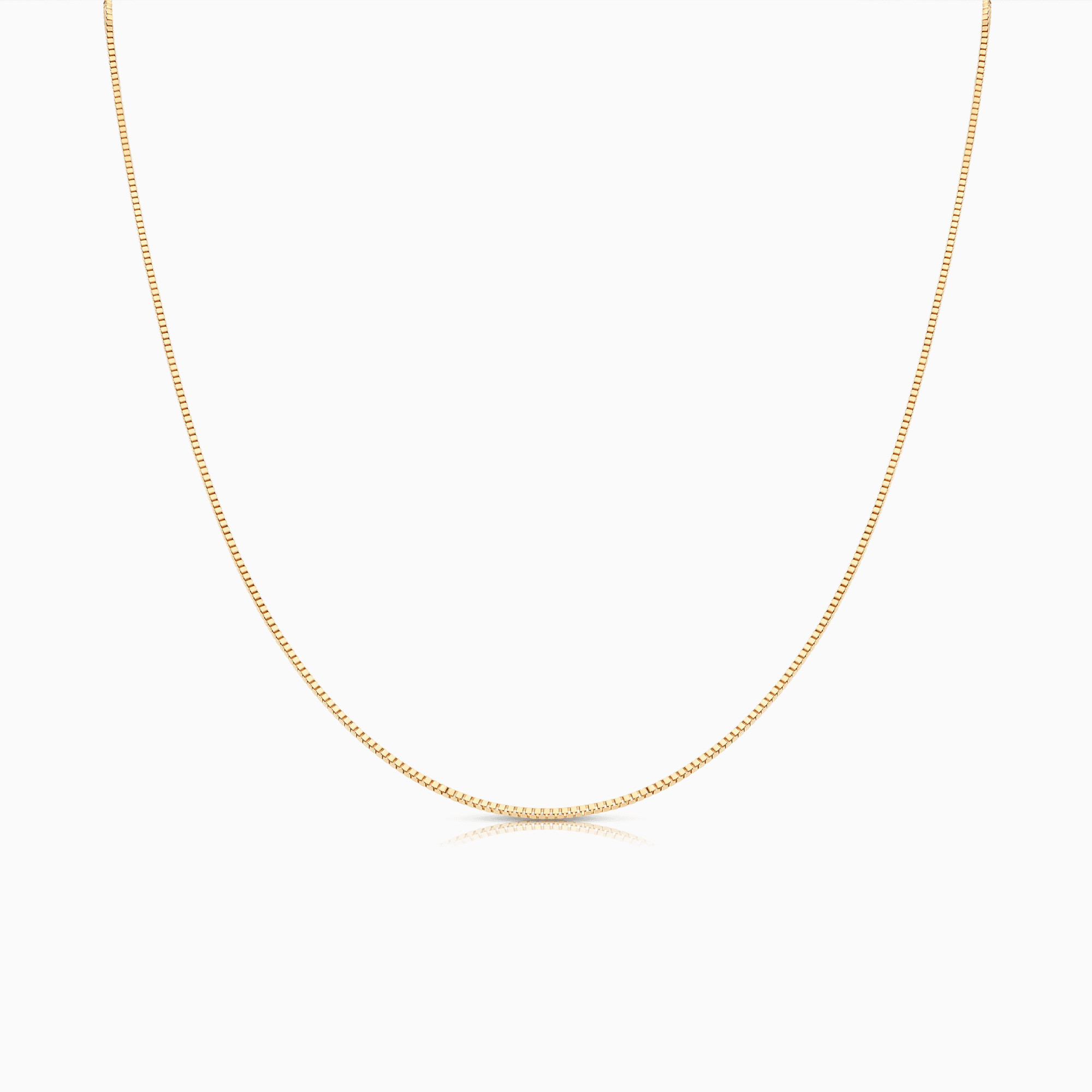 Box Chain 36cm 18K Gold