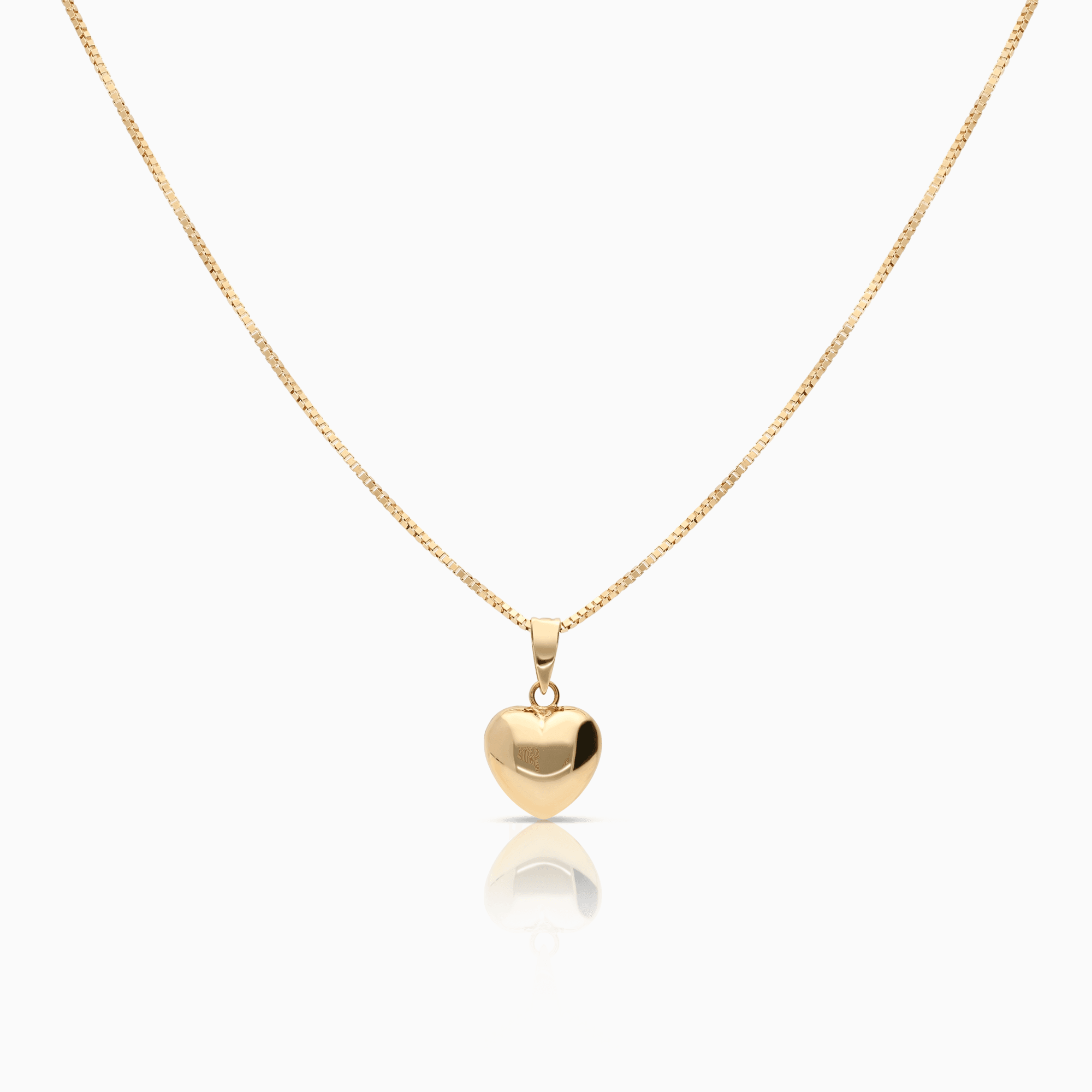 Venetian chain with a heart pendant 2.82g