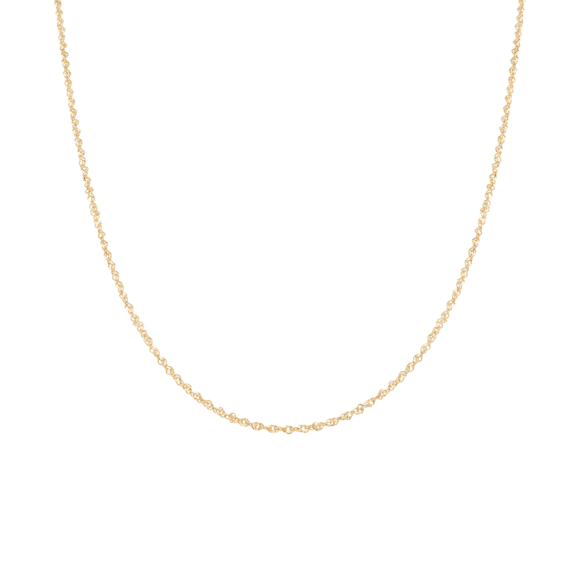 Singaporekedja 38cm 18K guld