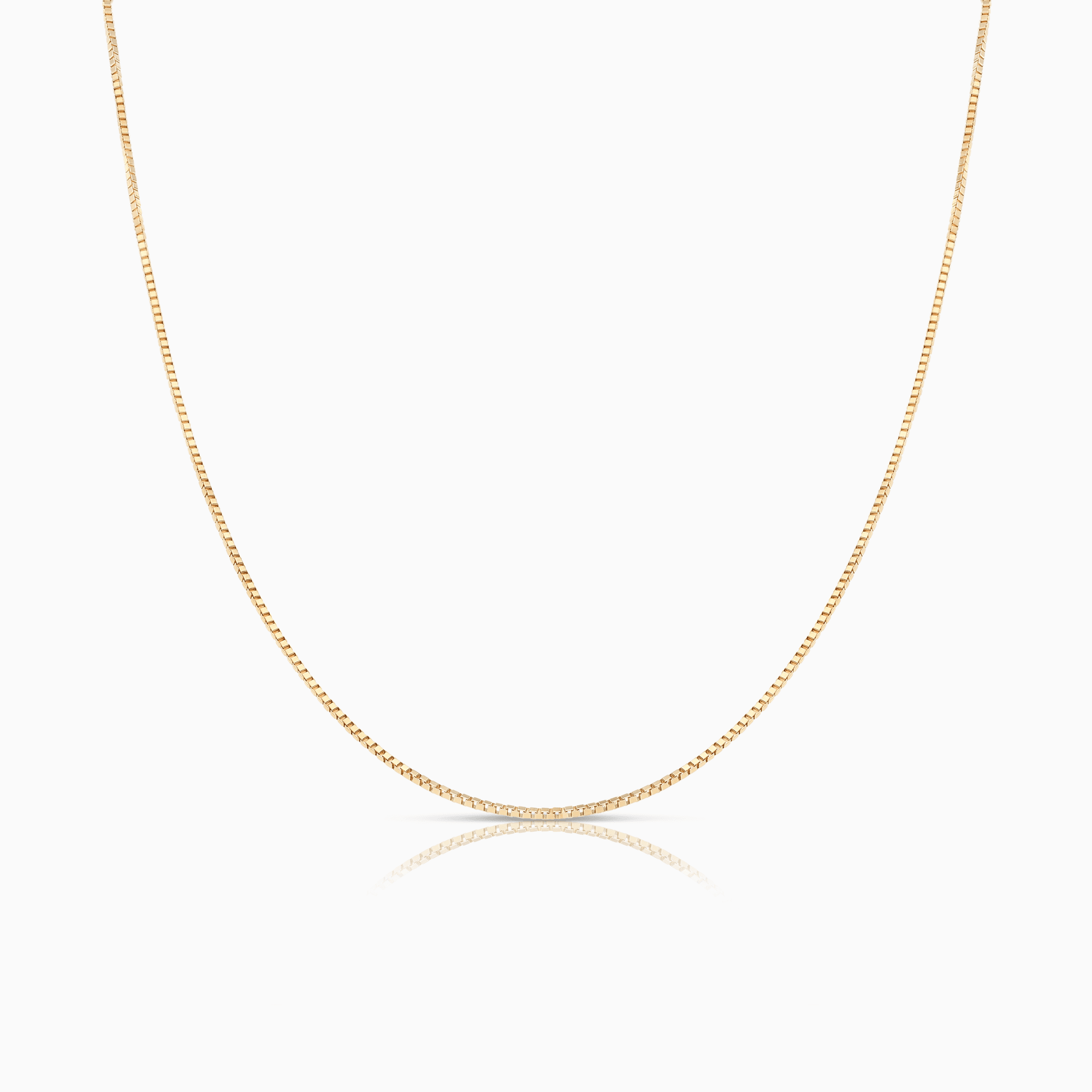 Veneziakedja 43cm 18K guld